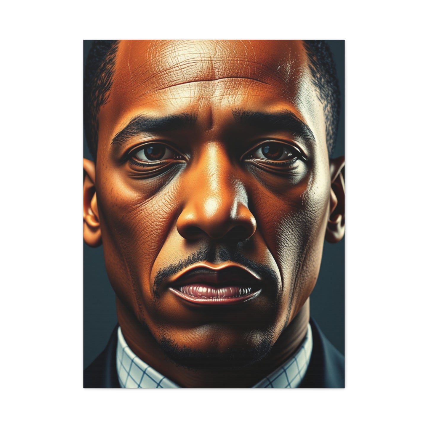 Malcolm X Reverence Canvas