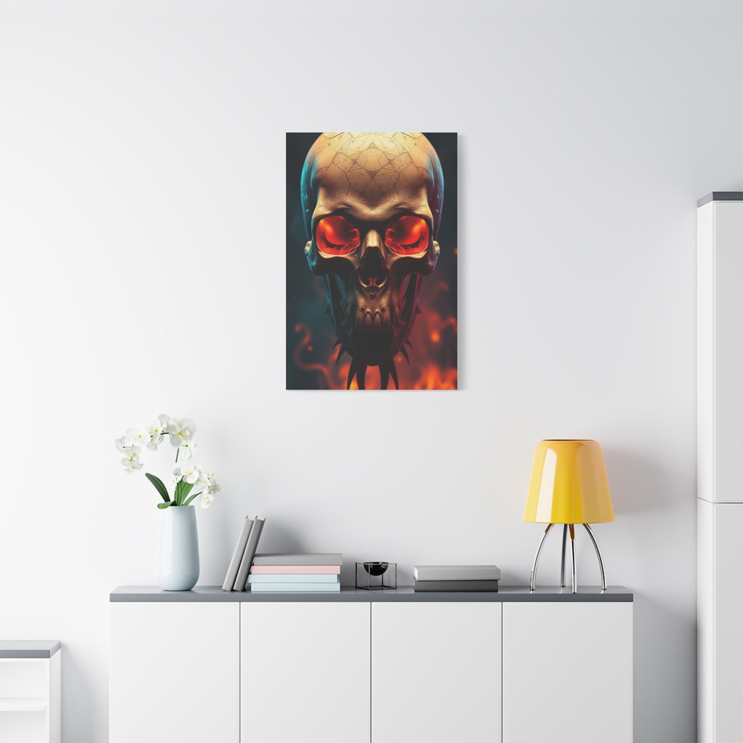Opulent Skull Aesthetics Wall Art & Canvas Print