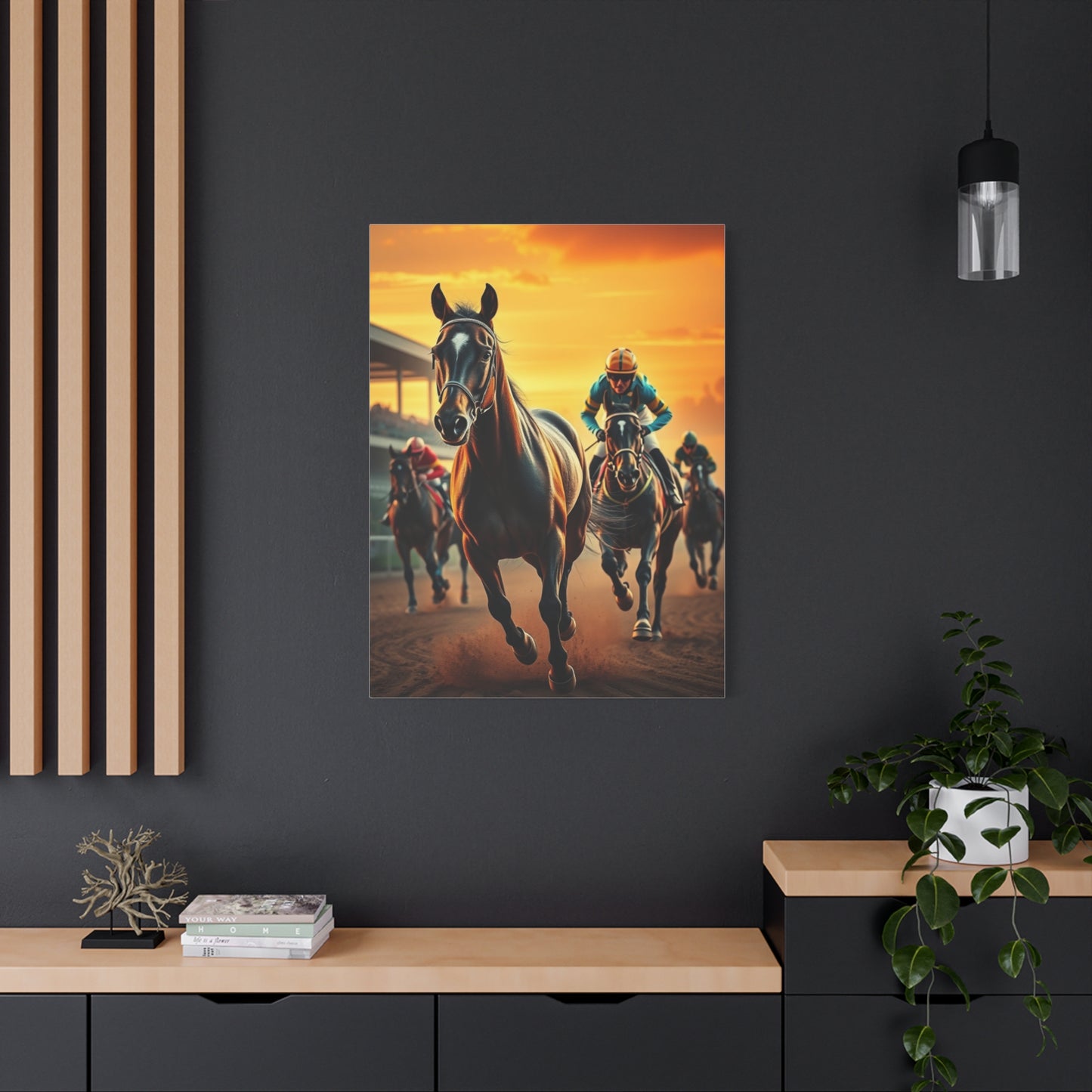 Elite Horse Racing Art Vision Wall Art & Canvas Print