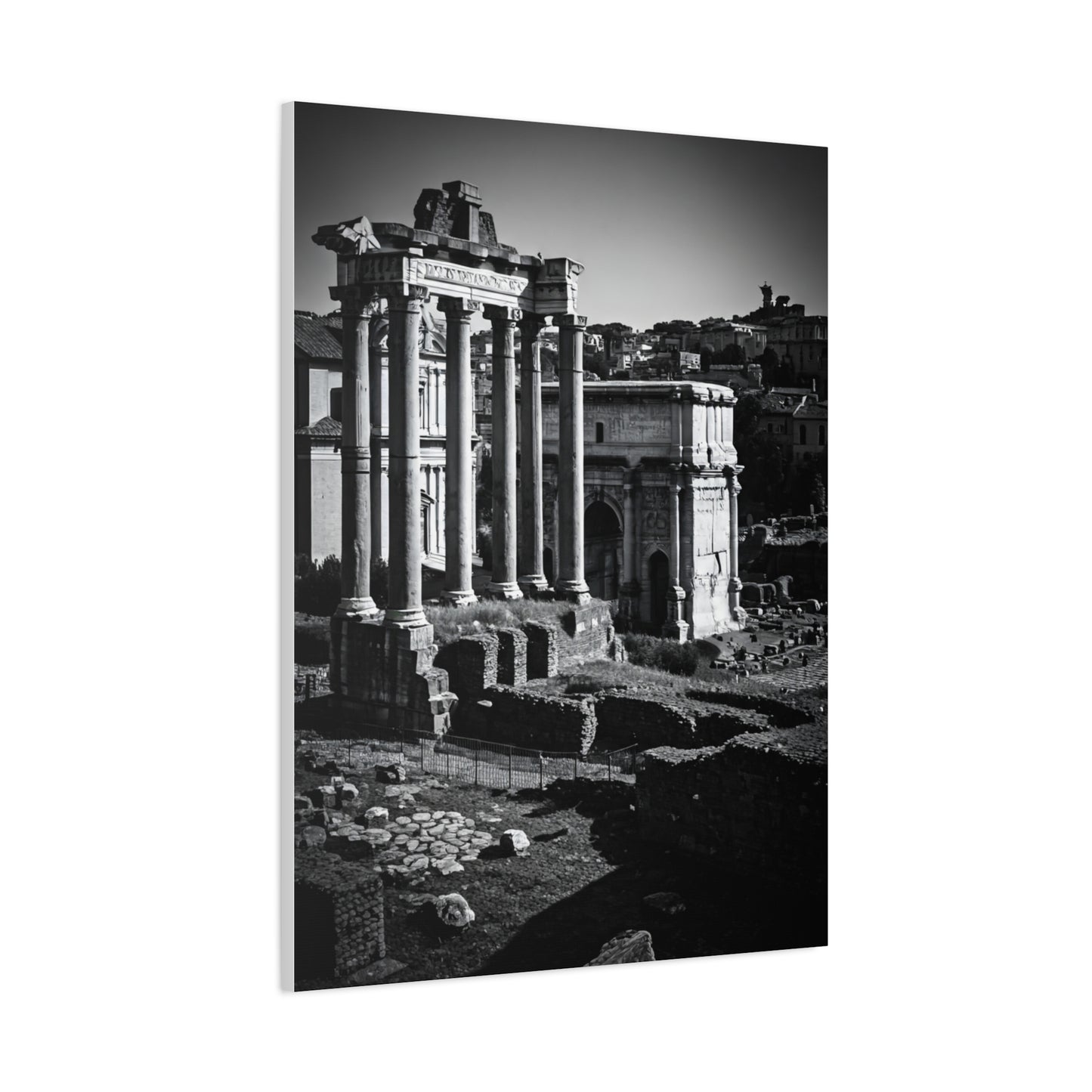 Roman Forum Ruins Architectural Heritage Wall Art & Canvas Prints