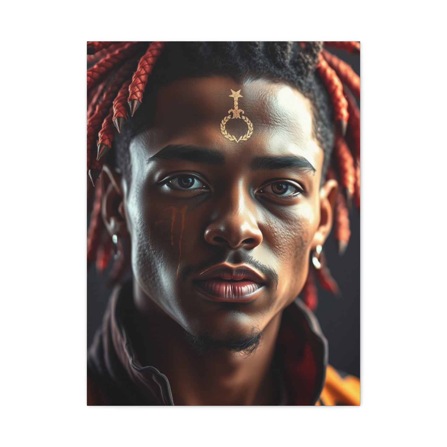 Vivid Symphony Portraiture Wall Art & Canvas Print