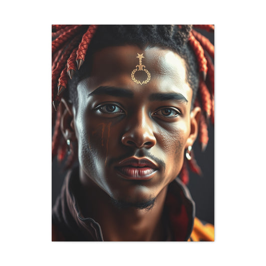 Vivid Symphony Portraiture Wall Art & Canvas Print