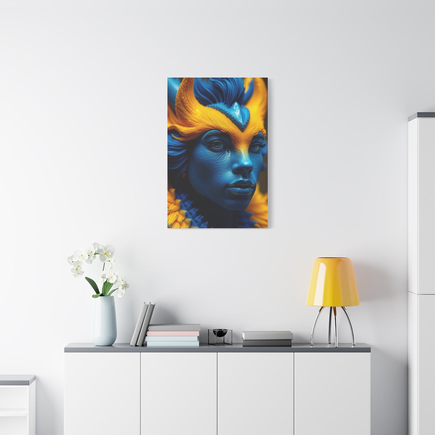 Blue & Yellow Art Refined Canvas Wall Art & Canvas Print
