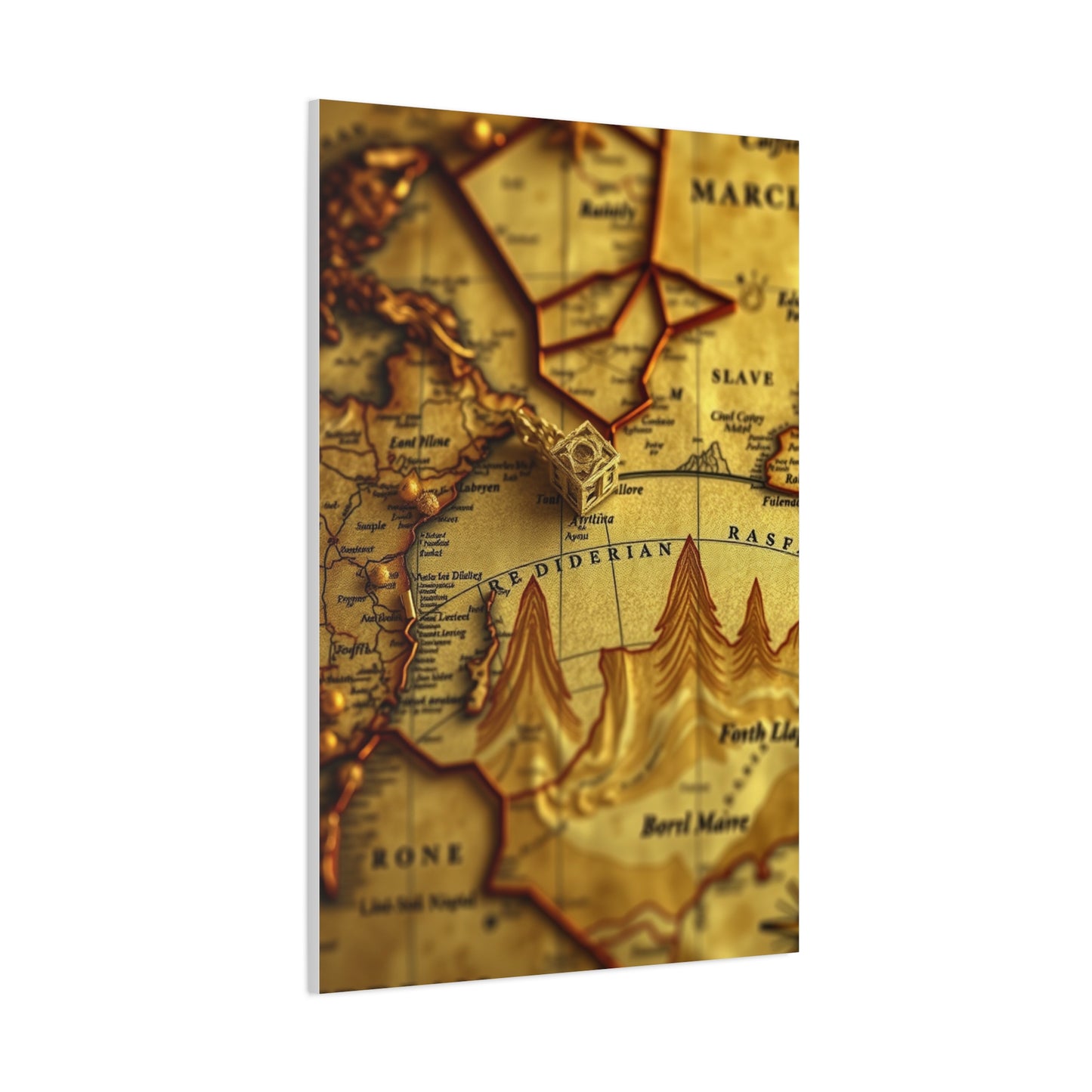 Supreme Antique Maps Art Collection Wall Art & Canvas Print