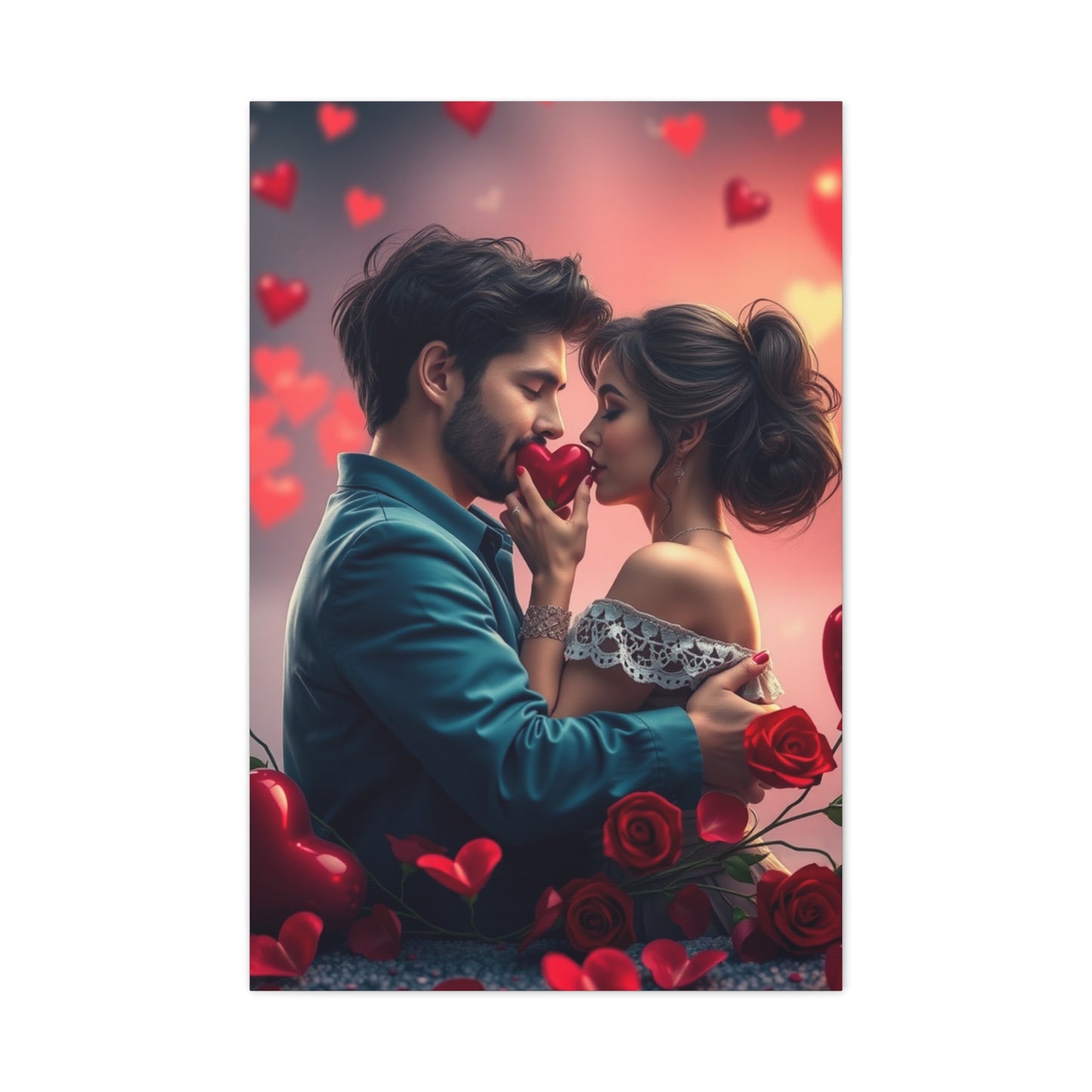 Valentine's Day Art Refined Canvas Wall Art & Canvas Print