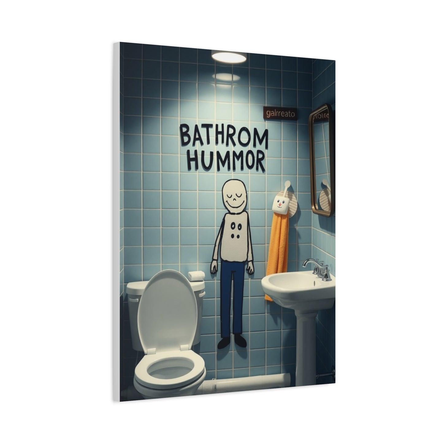 Collection Bathroom Humor Art Art Wall Art & Canvas Print