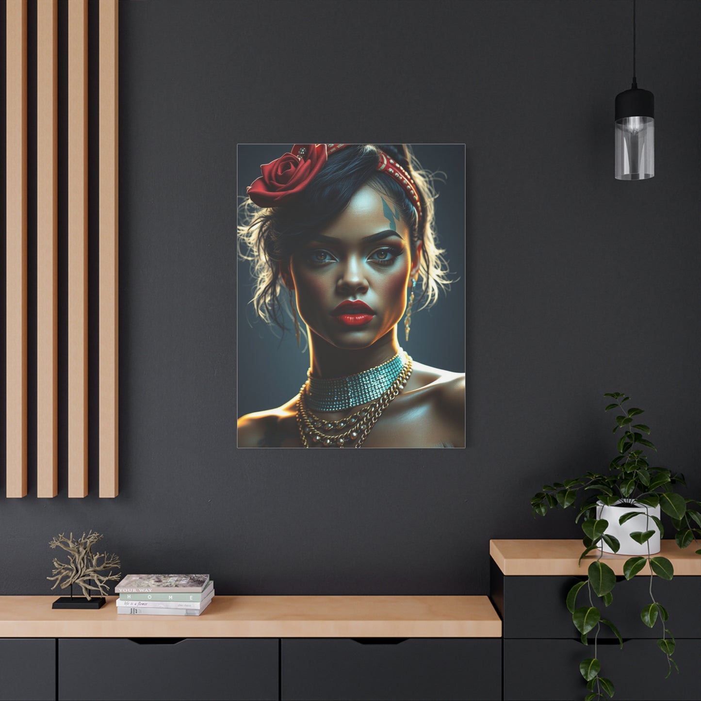 Rihannas Timeless Beauty Canvas Wall Art & Canvas Print