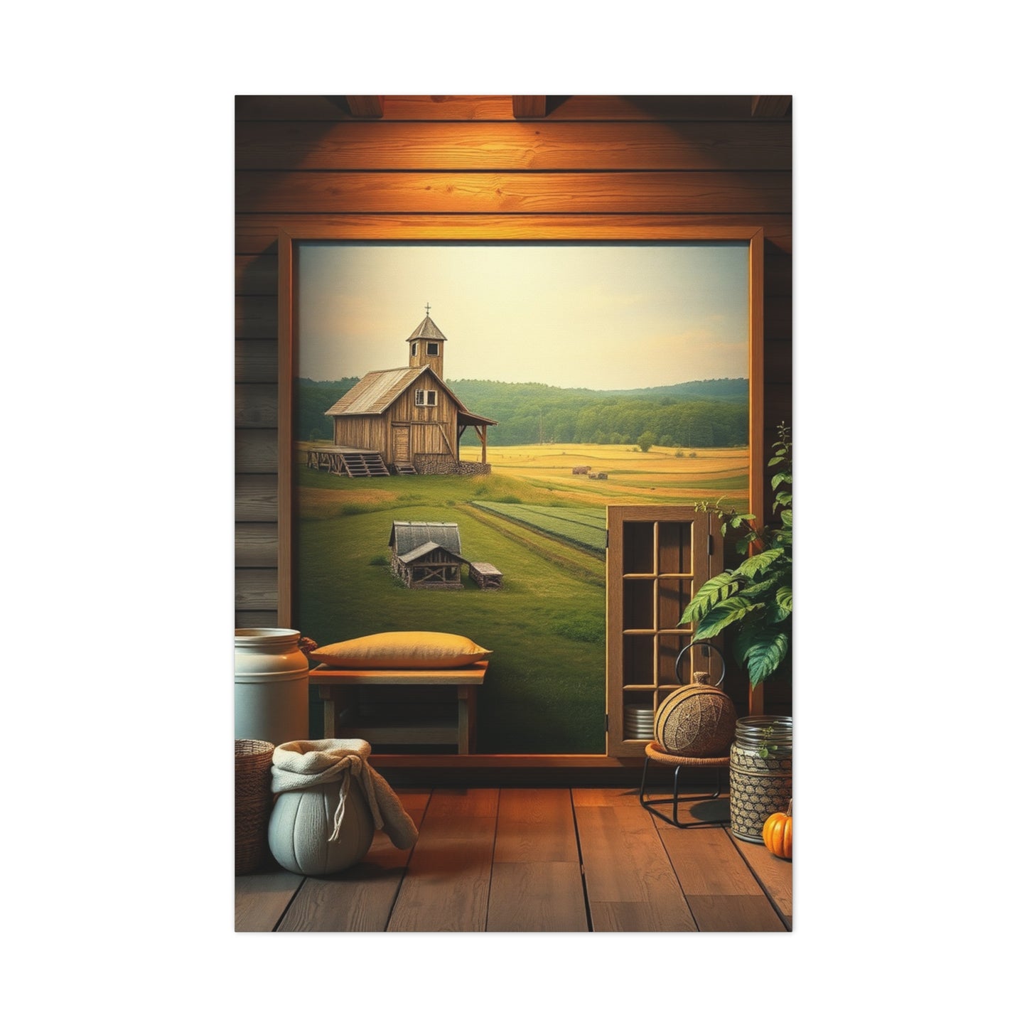 Rural Reverie Premium Print Wall Art & Canvas Print