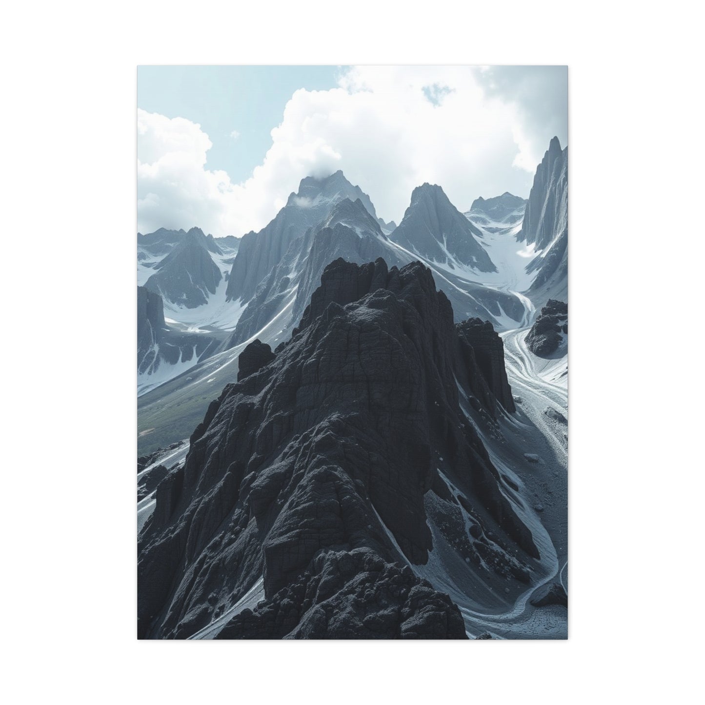 Black & White Scenic Landscapes Art Luxury Canvas Wall Art & Canvas Print