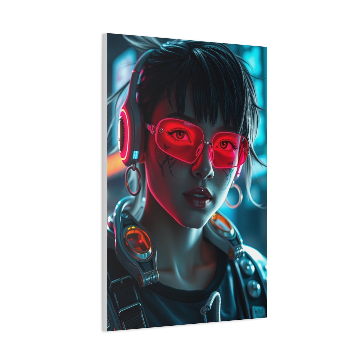 Vision Cyberpunk Art Art Wall Art & Canvas Print