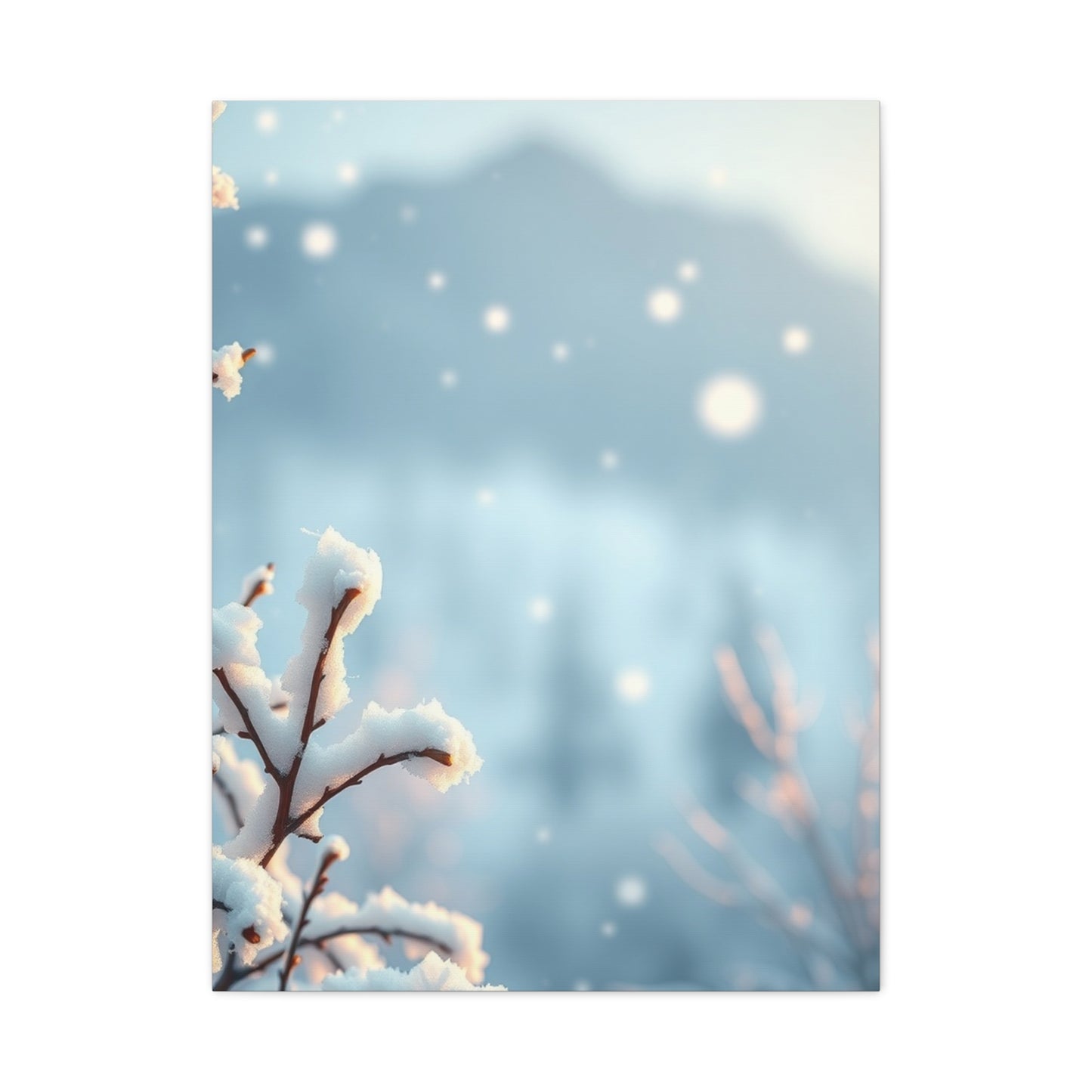 Crystalline Season Canvas Wall Art & Canvas Print