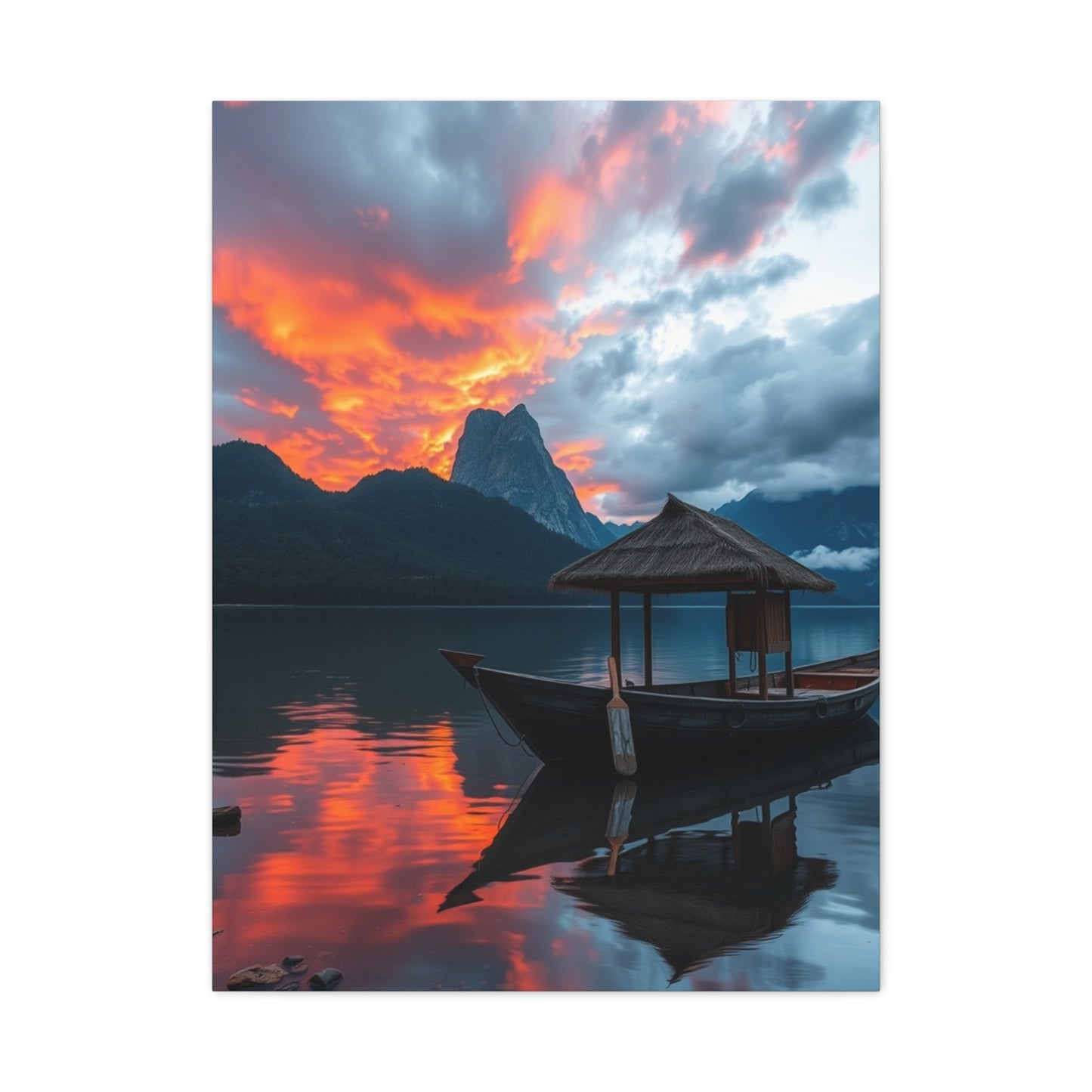 Luminous Ripples Portrait Wall Art & Canvas Print