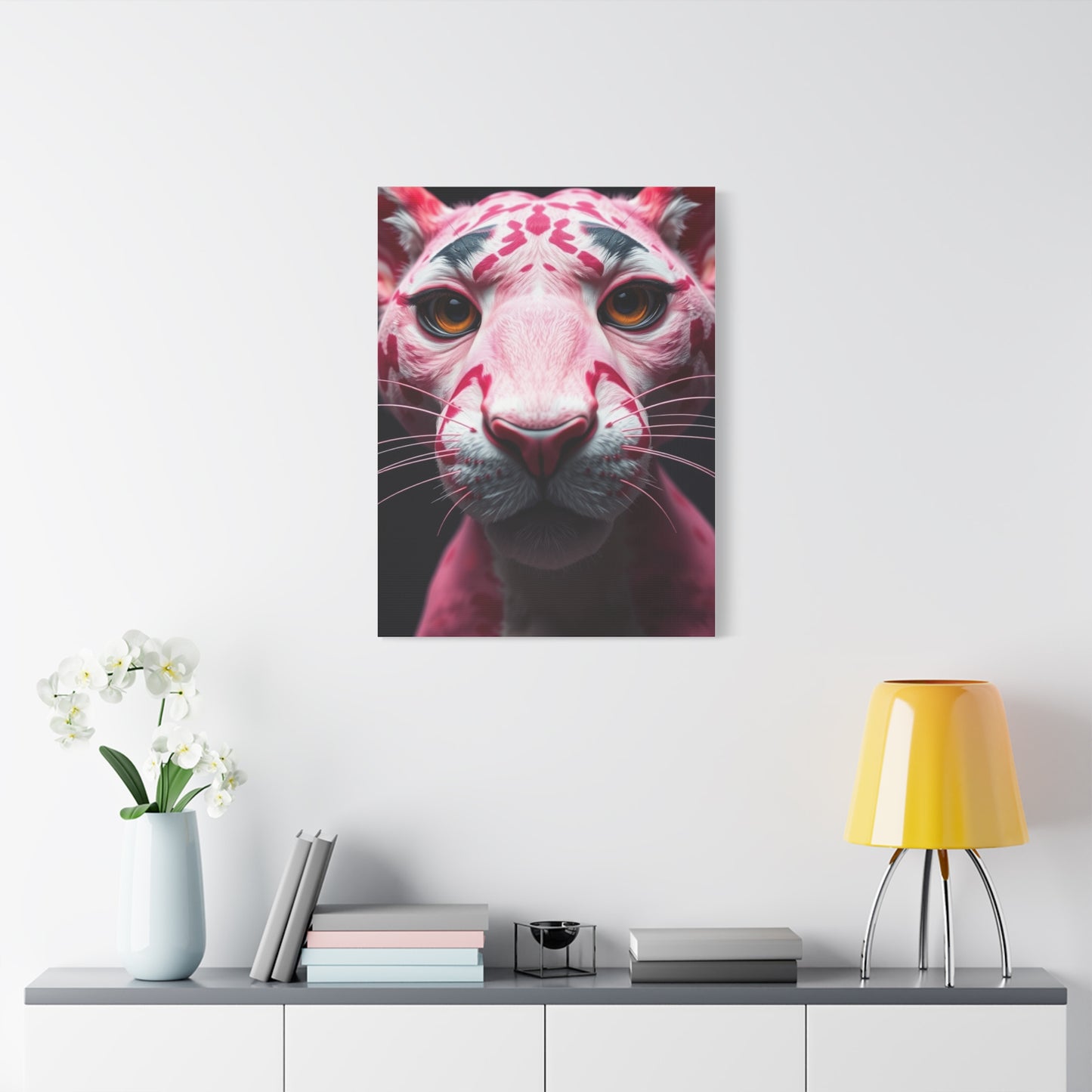 Rosy Panther Enchantment Wall Art & Canvas Print