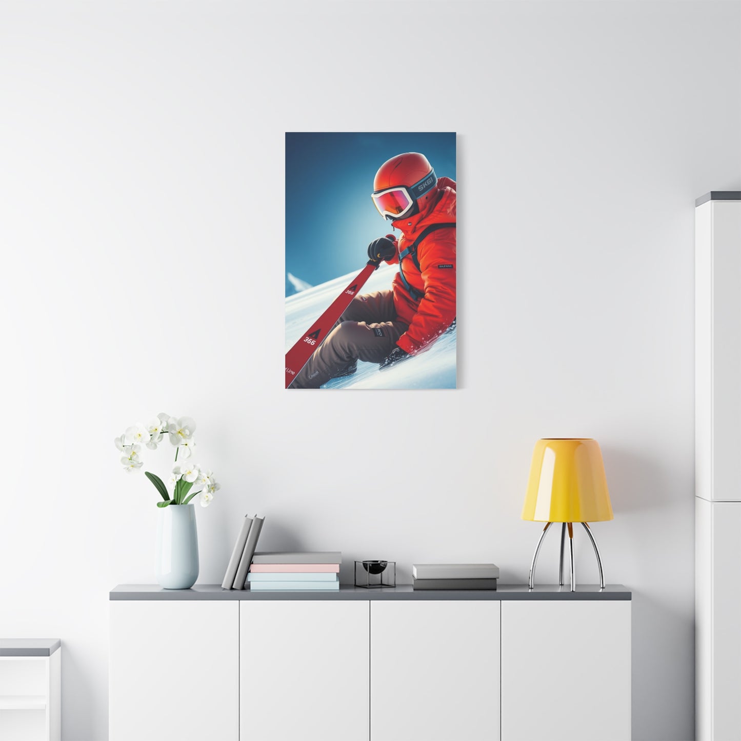 Skiing Art Luxury Canvas Wall Art & Canvas Print