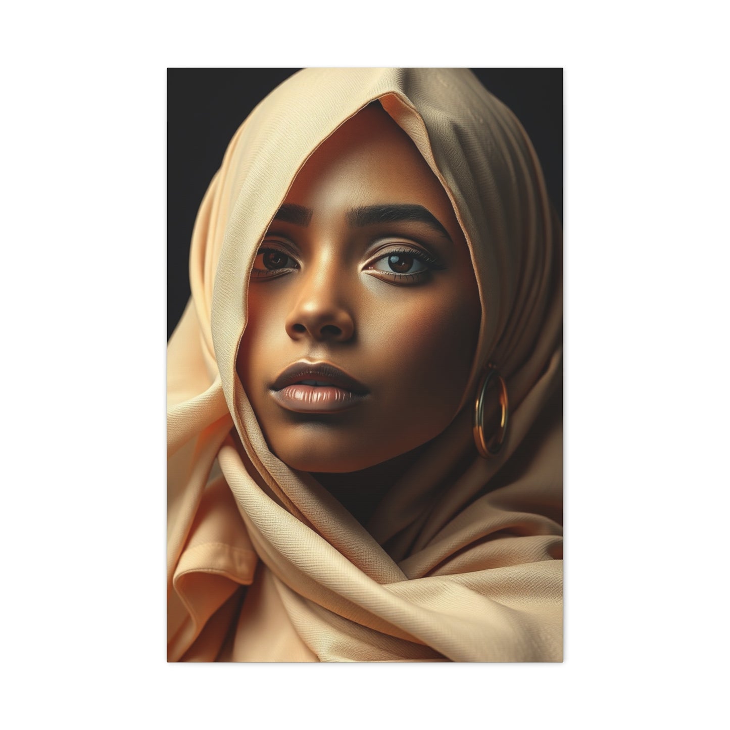 Masterpiece Black & Beige Art Vision Wall Art & Canvas Print