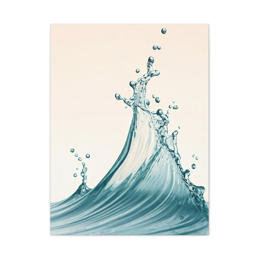 Crystal Wave Splash Wall Art & Canvas Prints