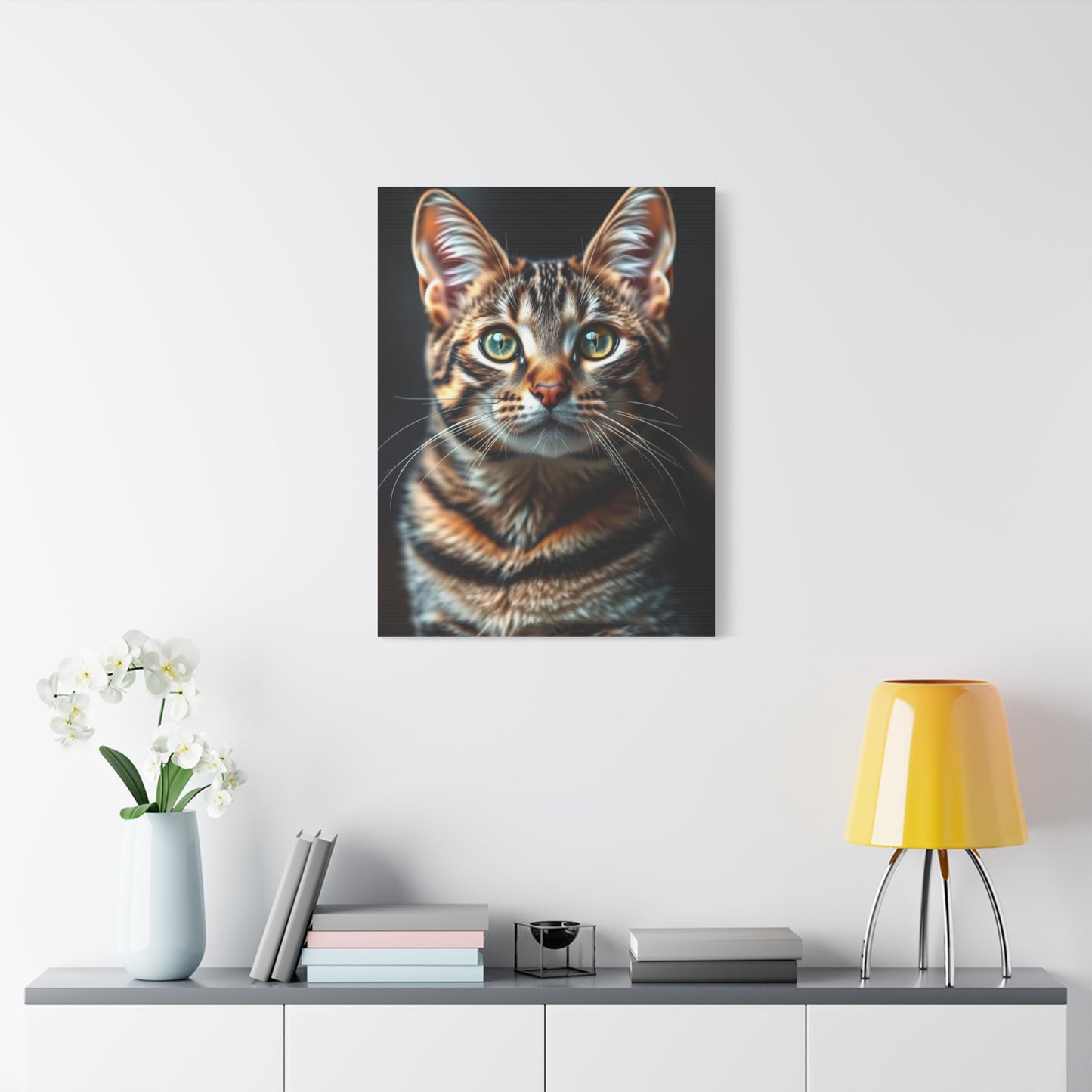 Masterpiece Tabby Cat Art Vision Wall Art & Canvas Print