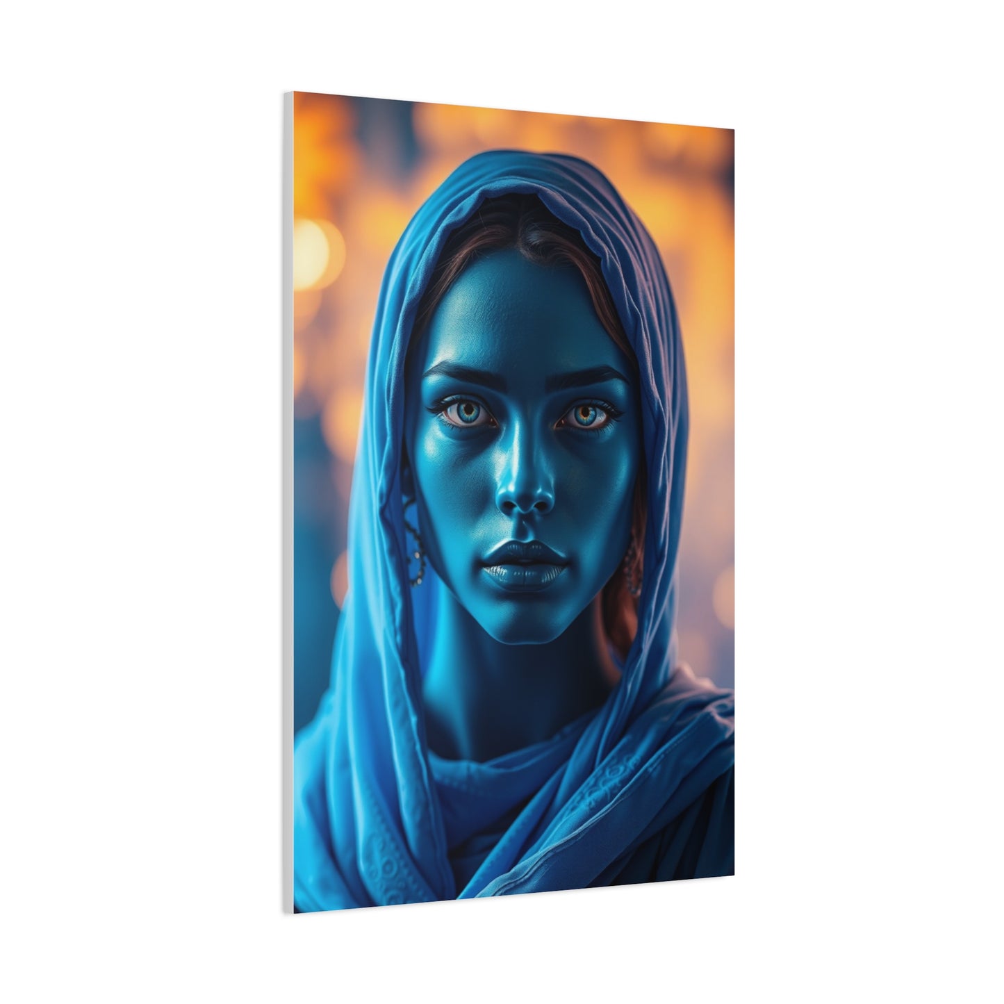 Celestial Azure Composition Wall Art & Canvas Print