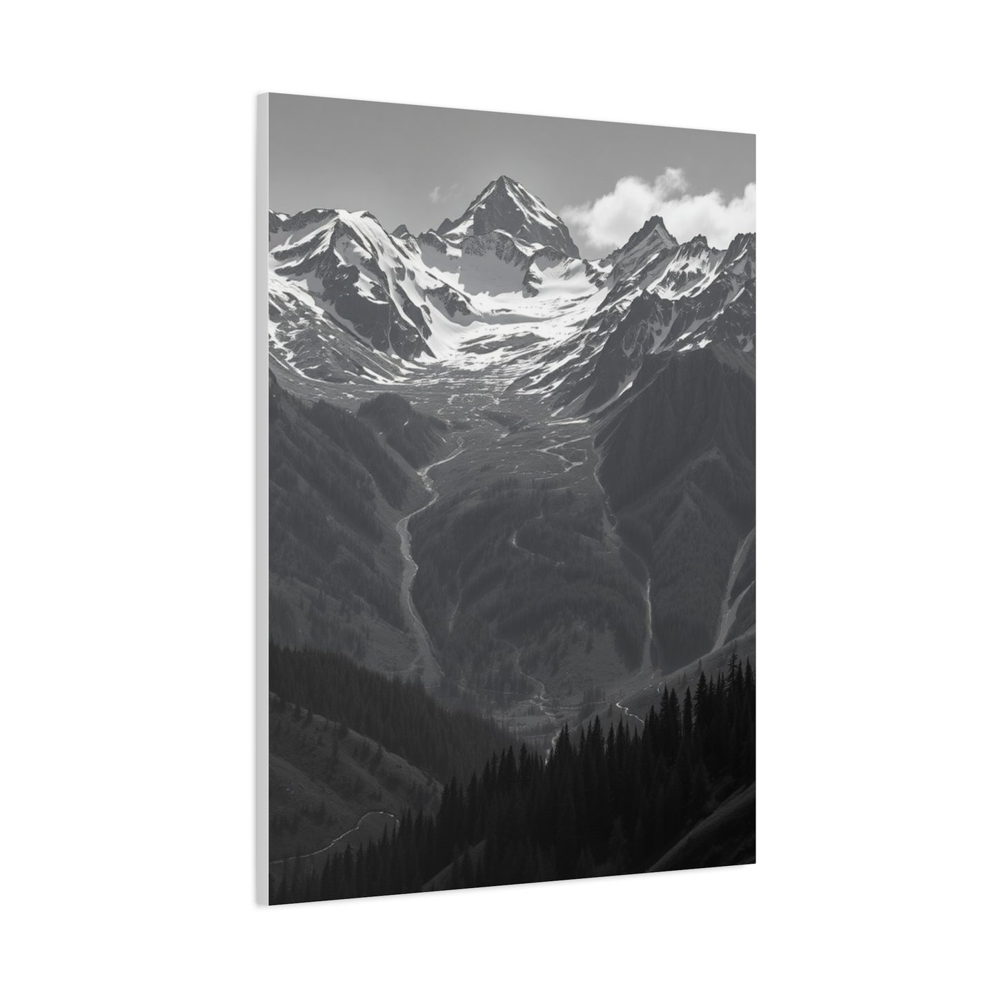 Supreme Black & White Scenic Landscapes Art Collection Wall Art & Canvas Print