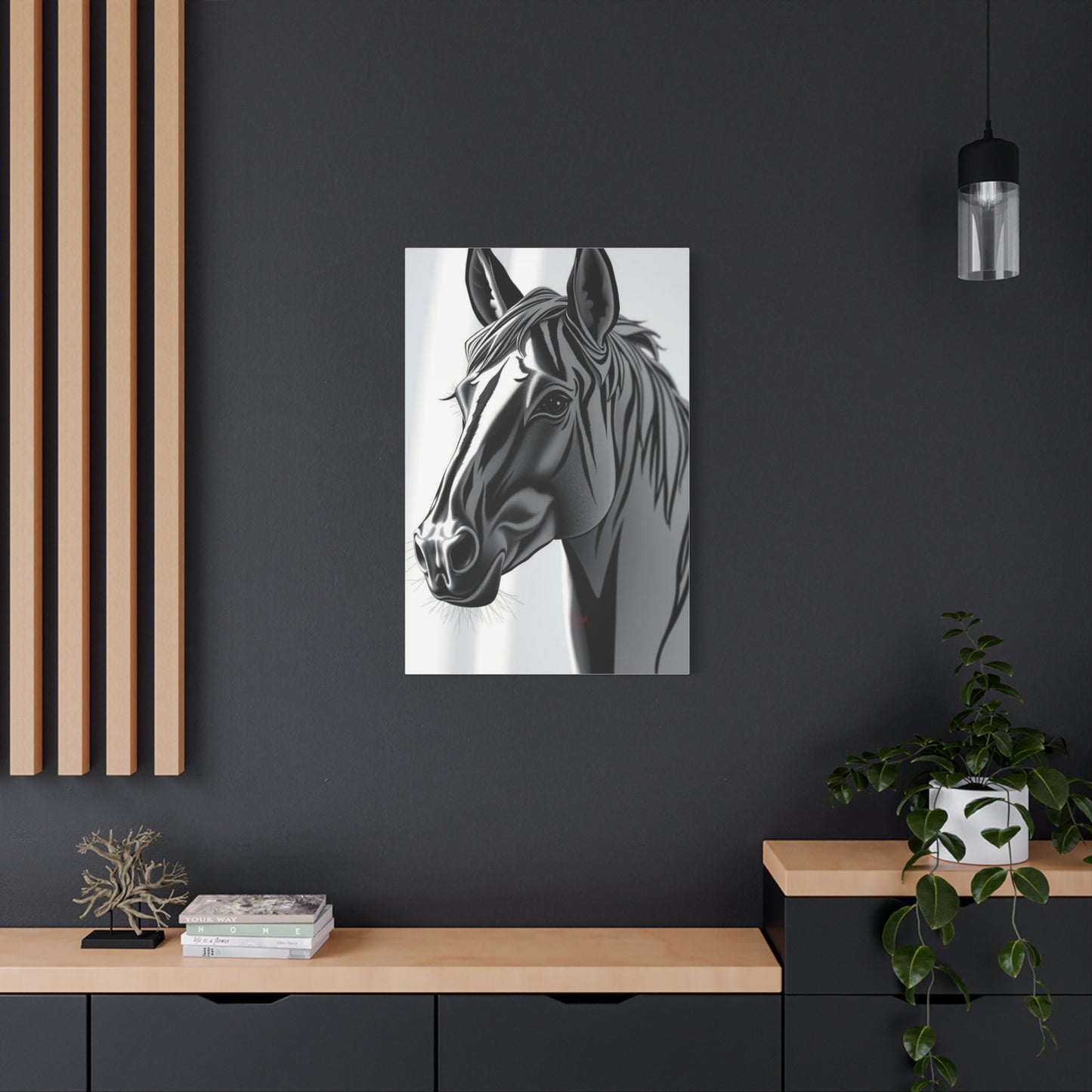 Vision Black and White Illustrations Art Art Wall Art & Canvas Print