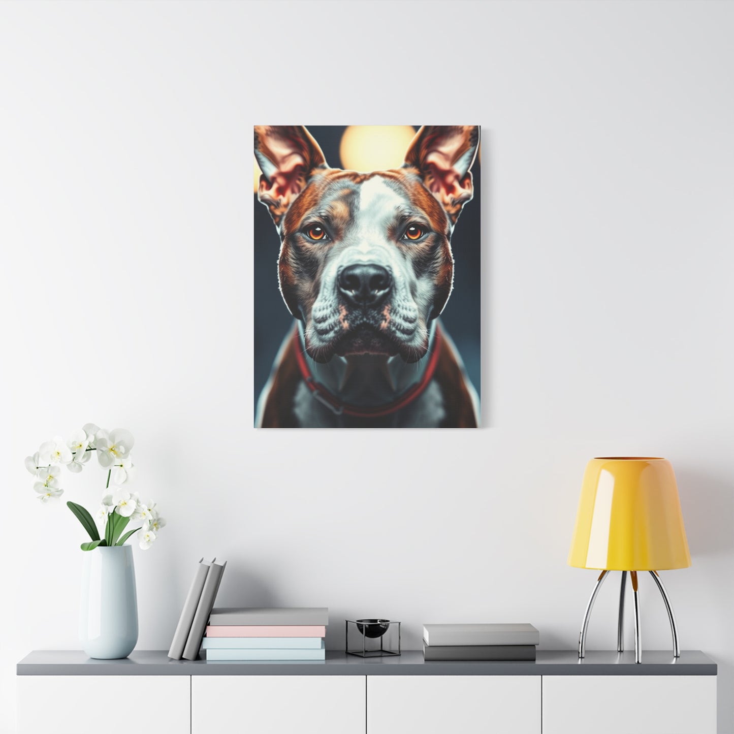 Pit Bull Art Refined Canvas Wall Art & Canvas Print