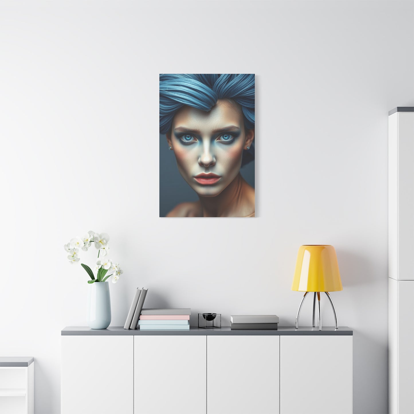 Blue & Gray Art Refined Canvas Wall Art & Canvas Print