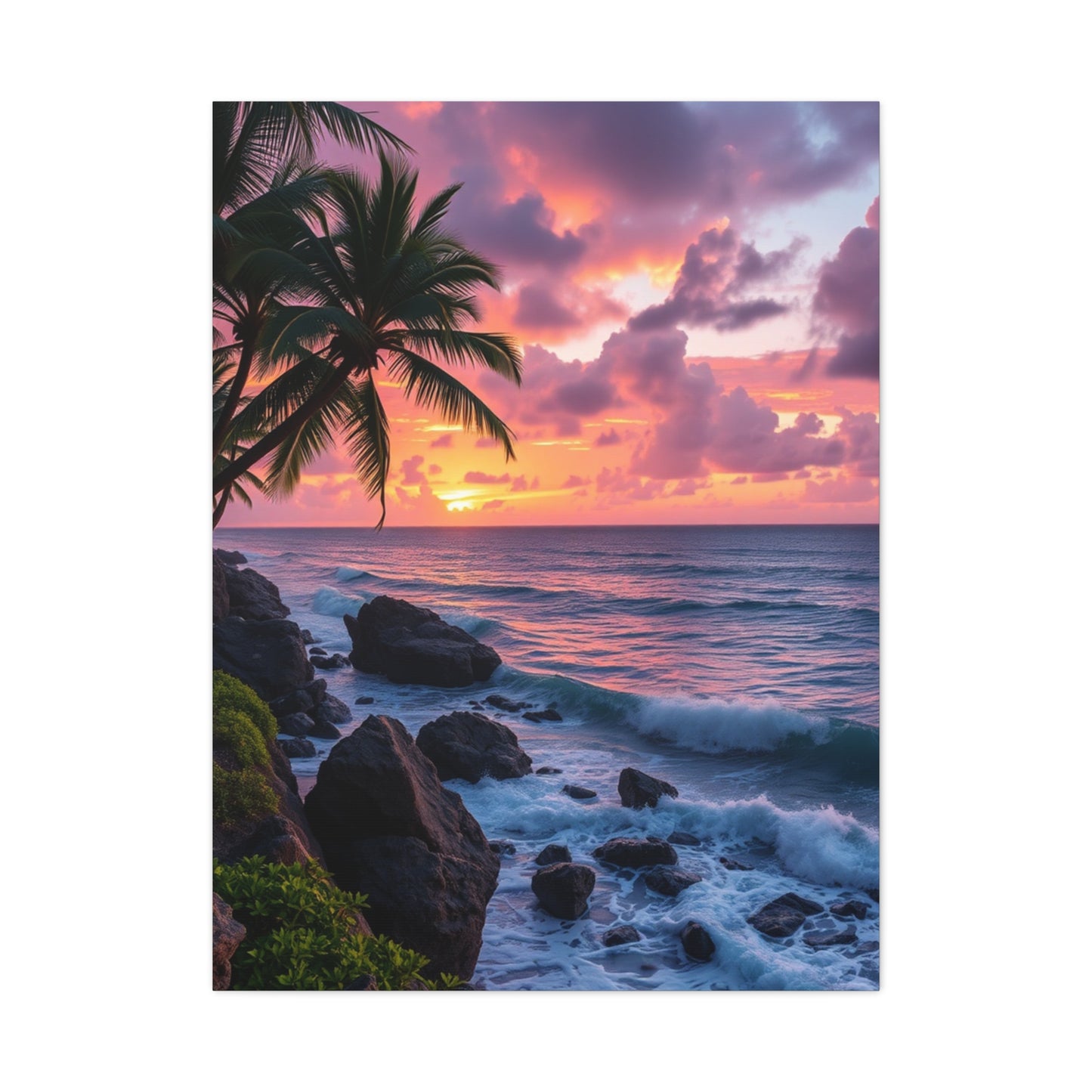 Azure Coastline Opus Wall Art & Canvas Print