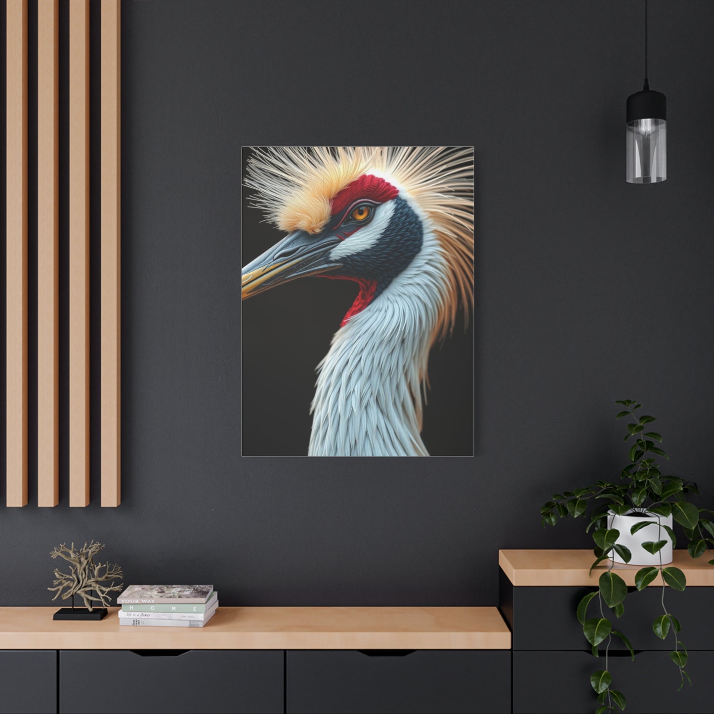 Supreme Crane Bird Art Collection Wall Art & Canvas Print