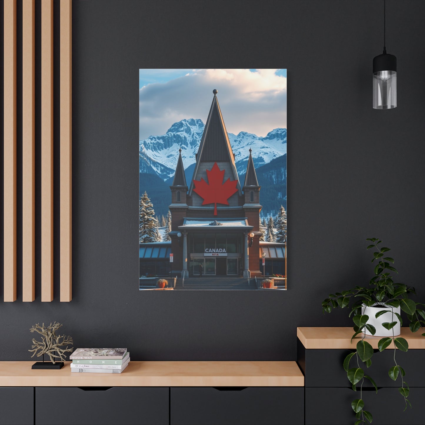 Cascading Wilderness Canvas Wall Art & Canvas Print