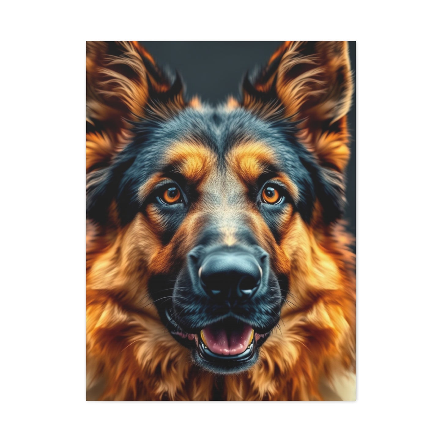 Elite German Shepherd Art Vision Wall Art & Canvas Print