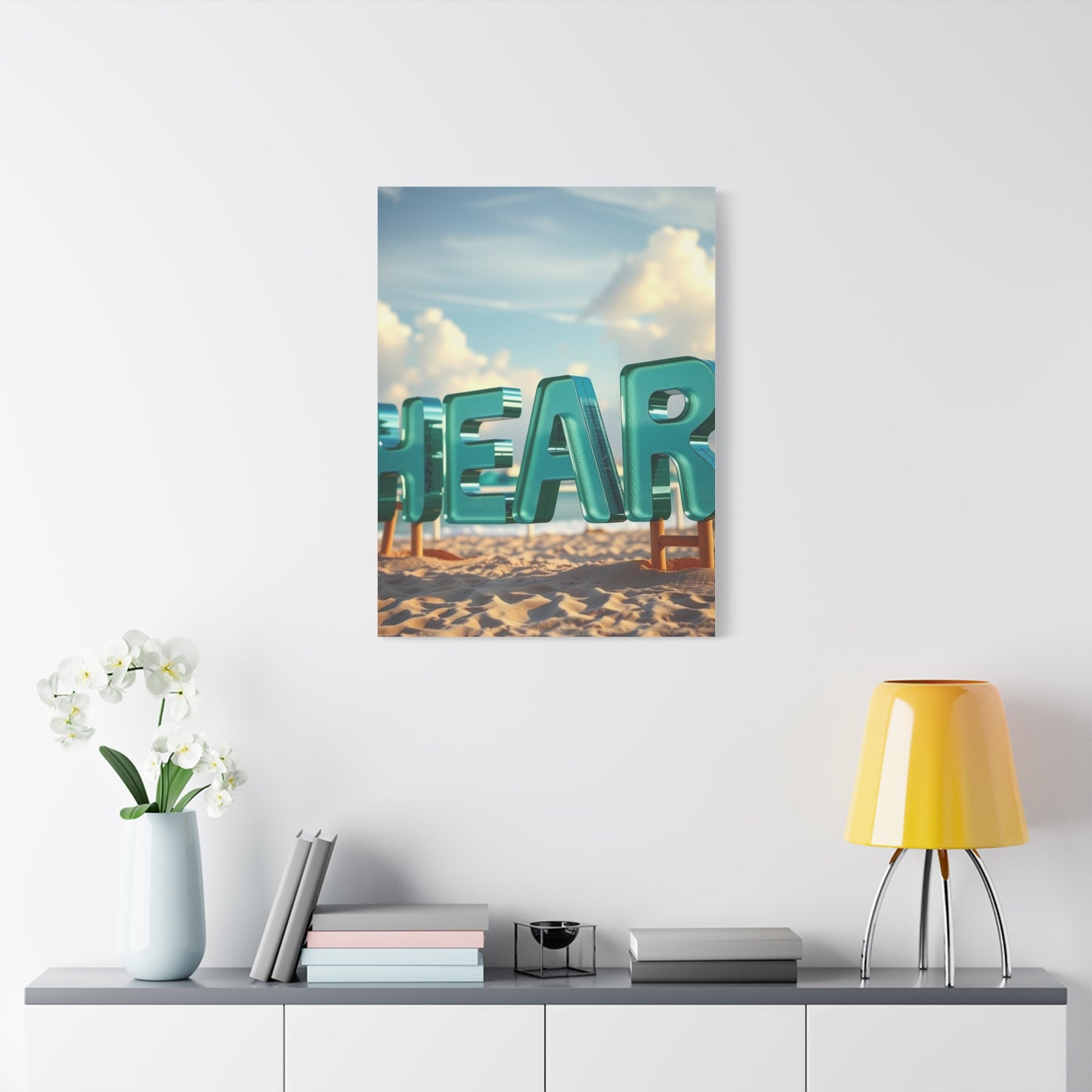 Sublime Beachfront Tableau Wall Art & Canvas Print