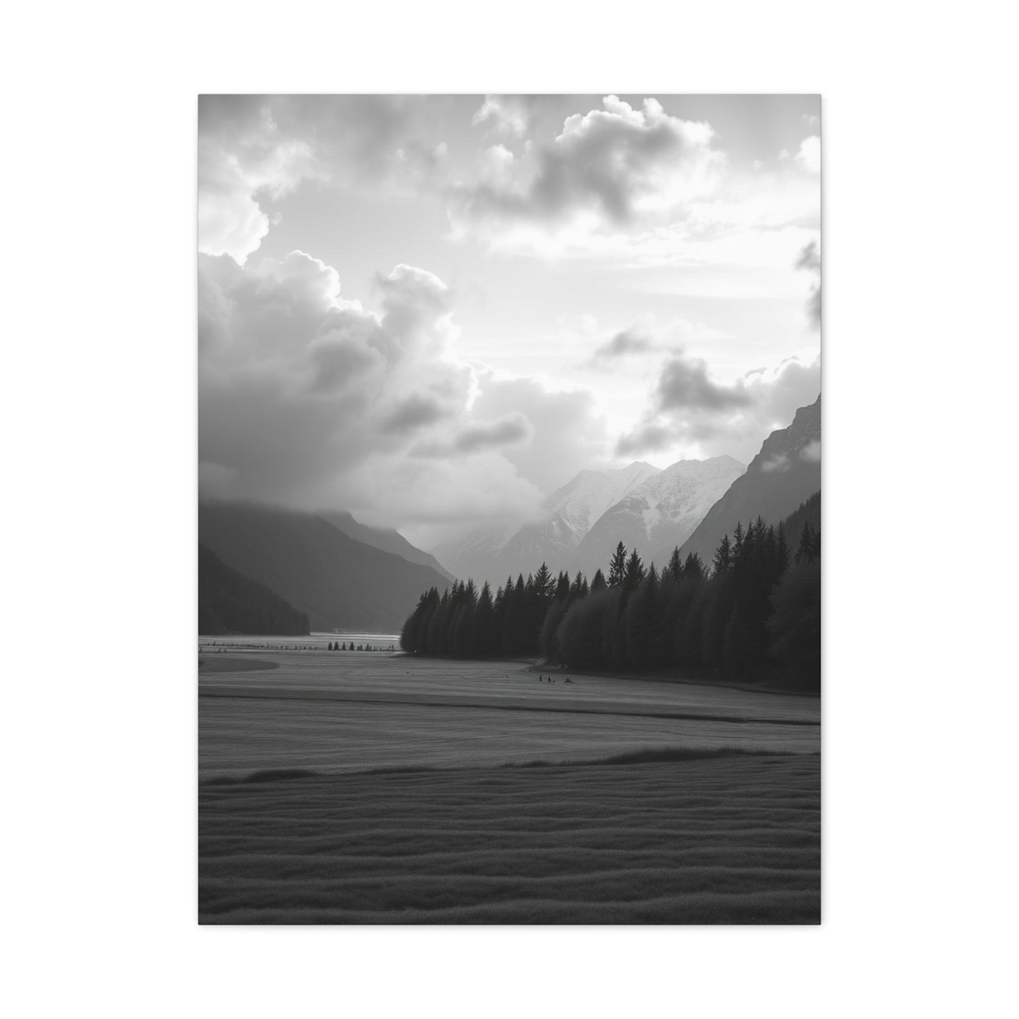 Black & White Scenic Landscapes Art Supreme Gallery Wall Art & Canvas Print