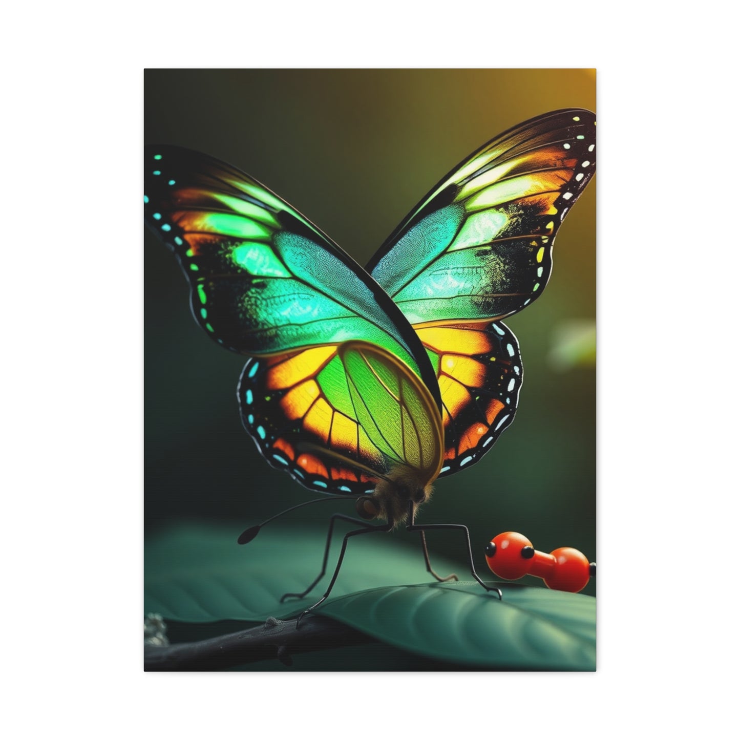 Ornate Winged Harmony Wall Art & Canvas Print