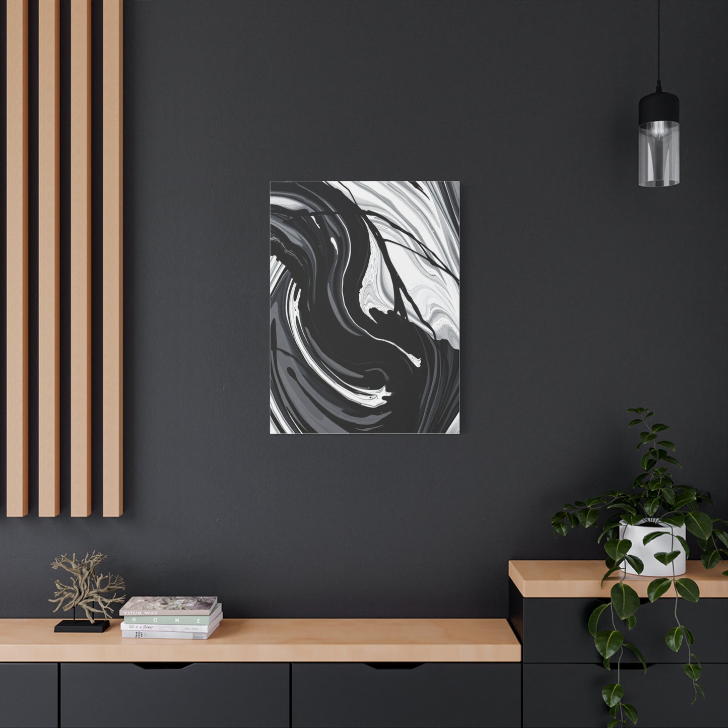 Supreme Black and White Abstract Art Collection Wall Art & Canvas Print
