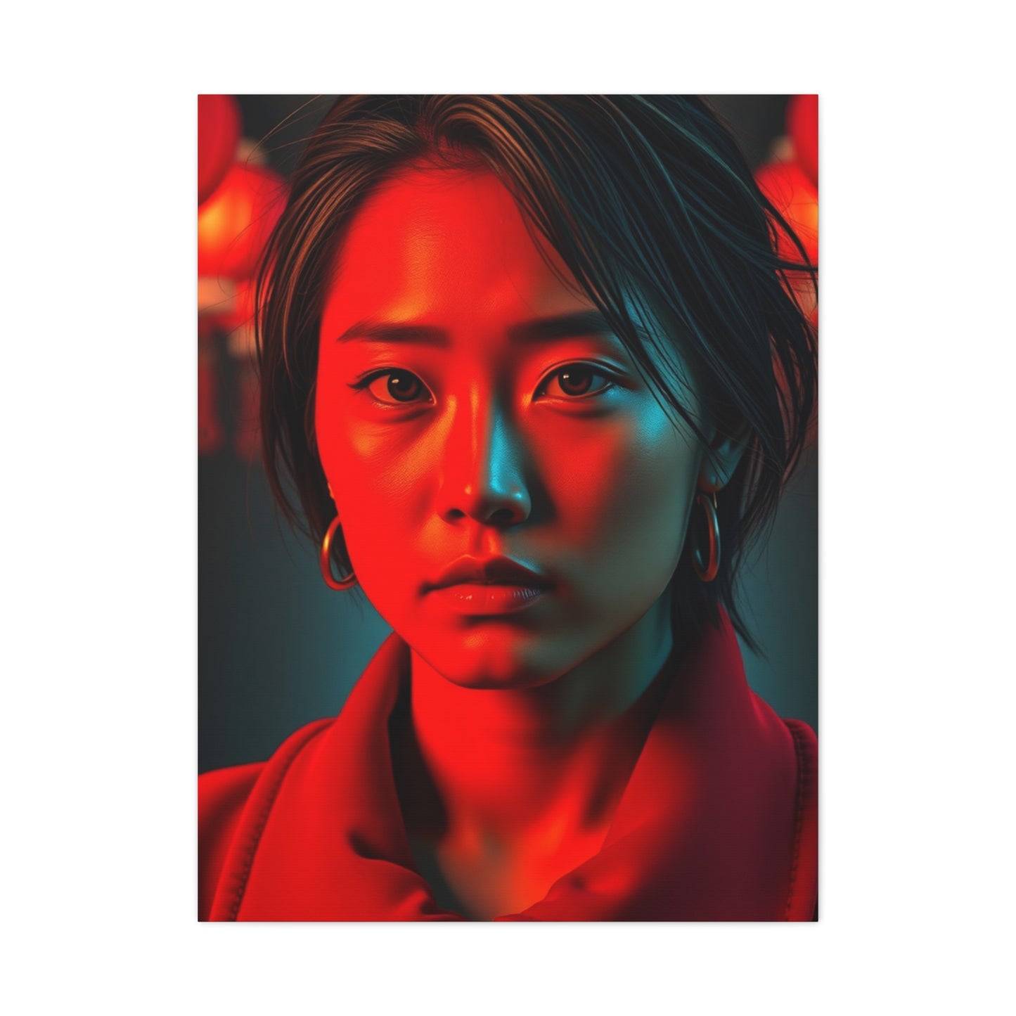 Burgundy Opulence Canvas Wall Art & Canvas Print