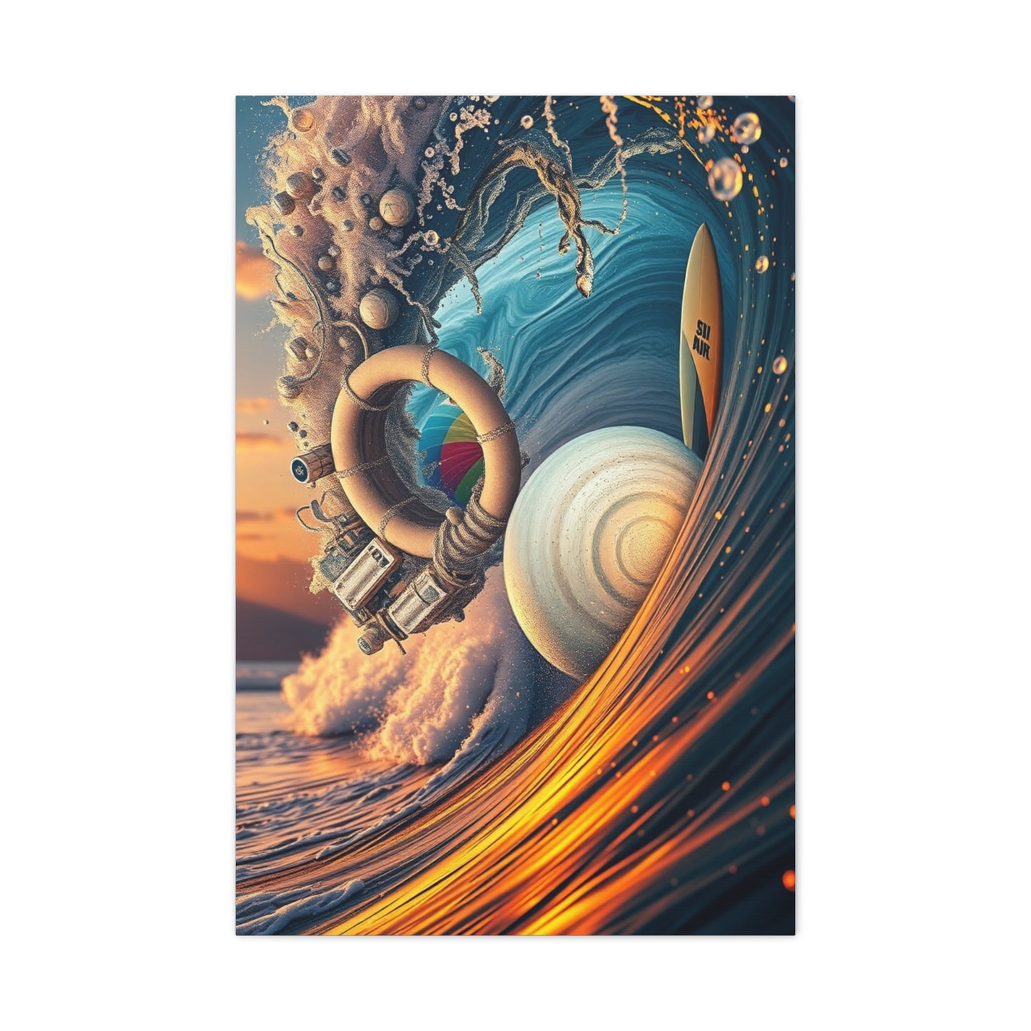 Coastal Opulence Canvas Wall Art & Canvas Print