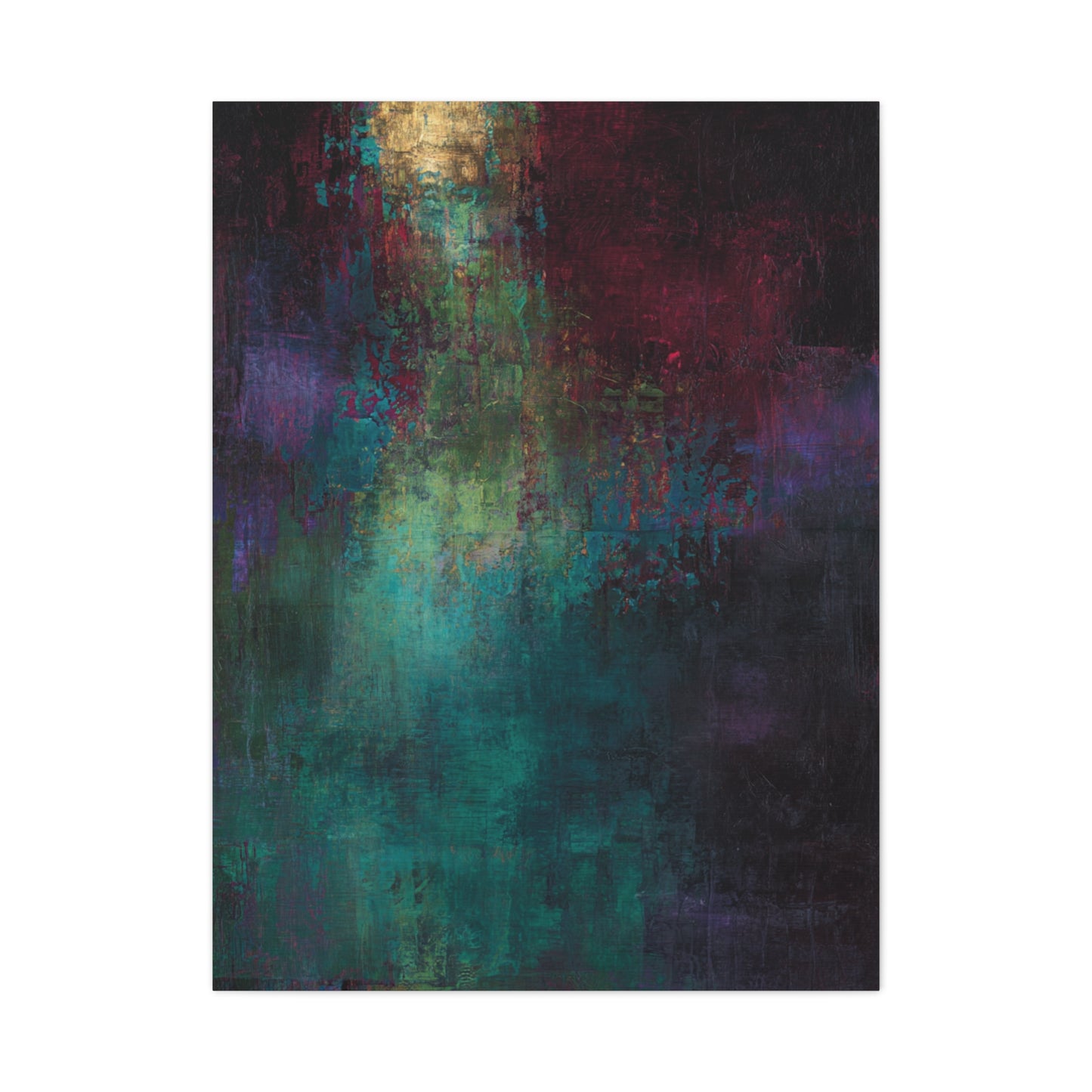 Jewel Tone Abstract Texture Wall Art & Canvas Print