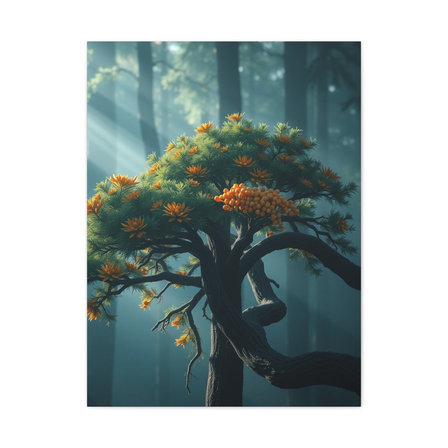 Rustic Grandeur Painting Wall Art & Canvas Print