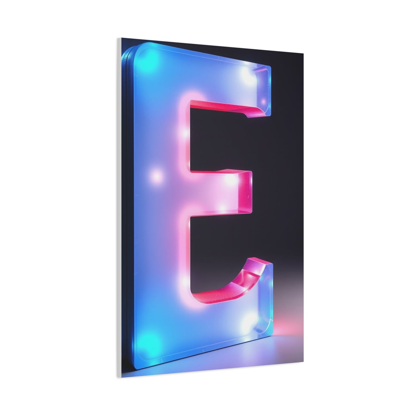 The Letter E - Art Luxury Canvas Wall Art & Canvas Print