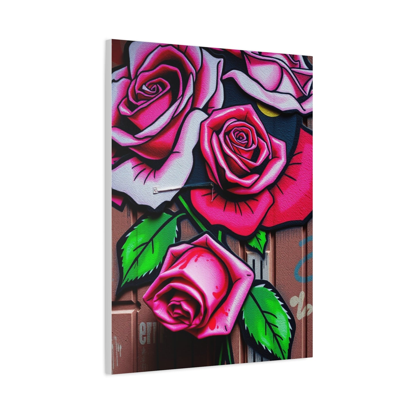 Sublime Rose Graffiti Art Wall Art & Canvas Print