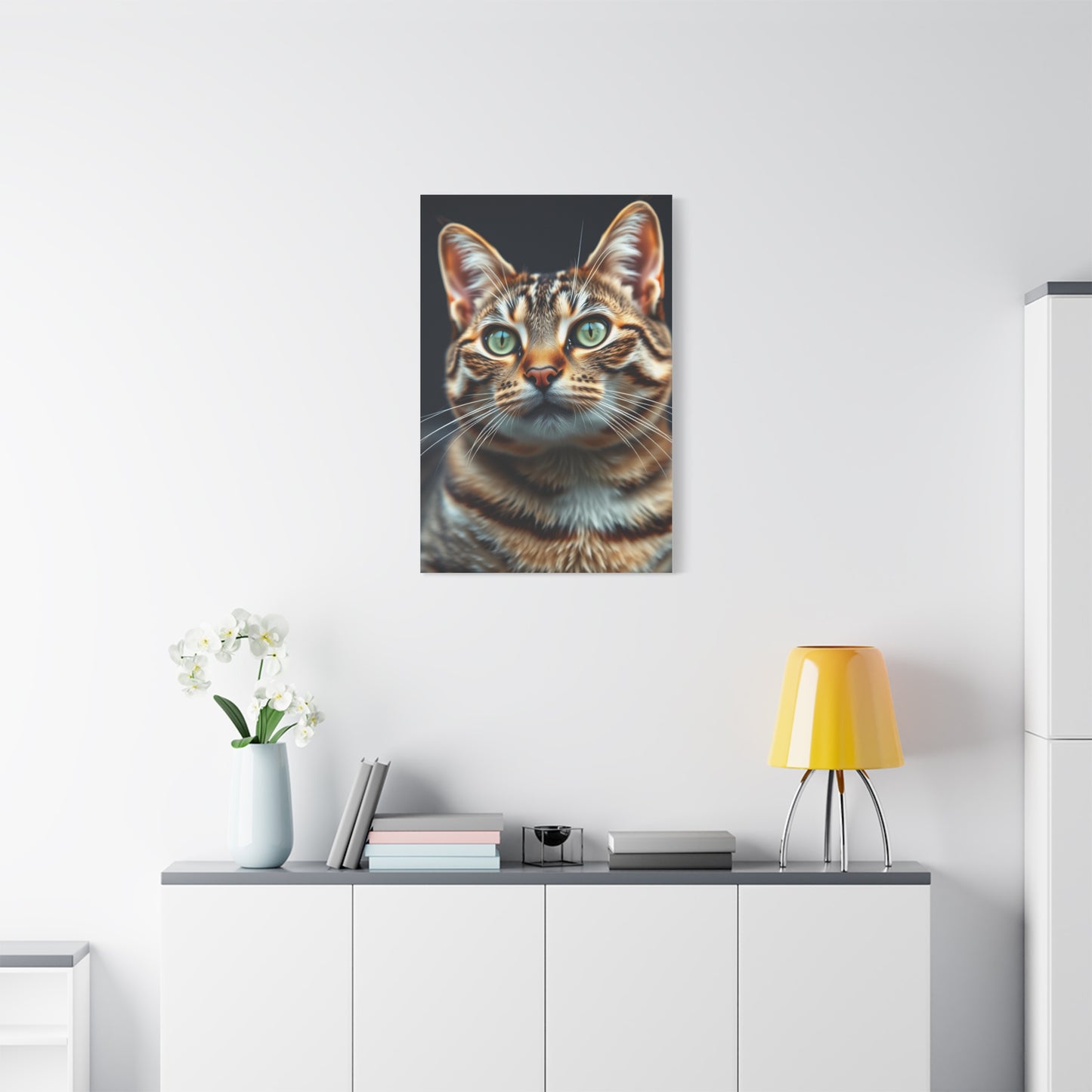Tabby Cat Art Luxury Canvas Wall Art & Canvas Print