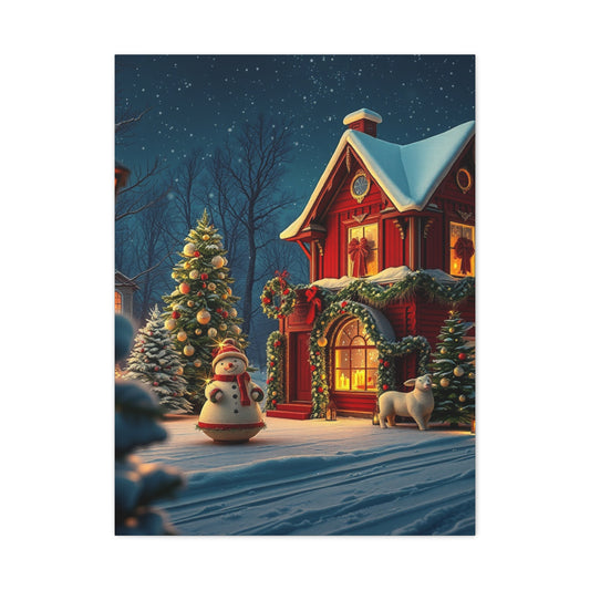 Antique Yuletide Masterpiece Canvas