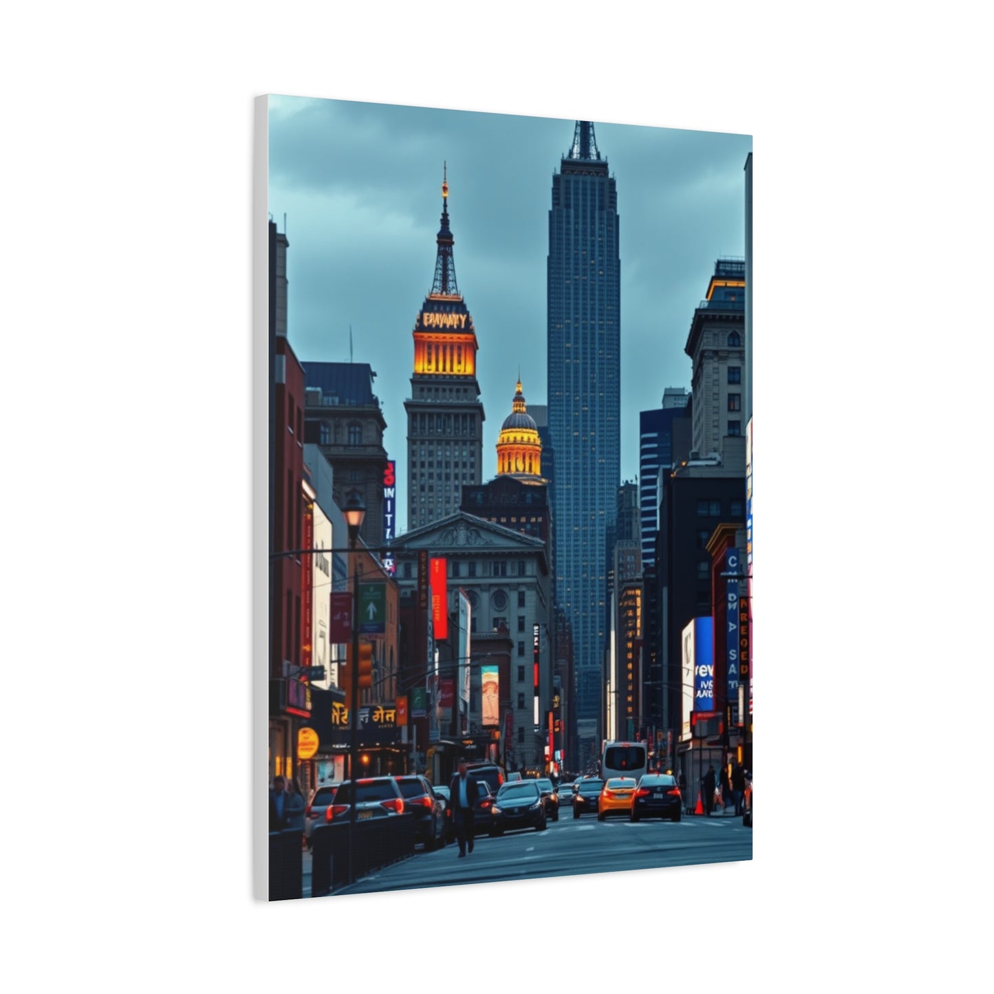 City Lights Euphoria Art Wall Art & Canvas Print