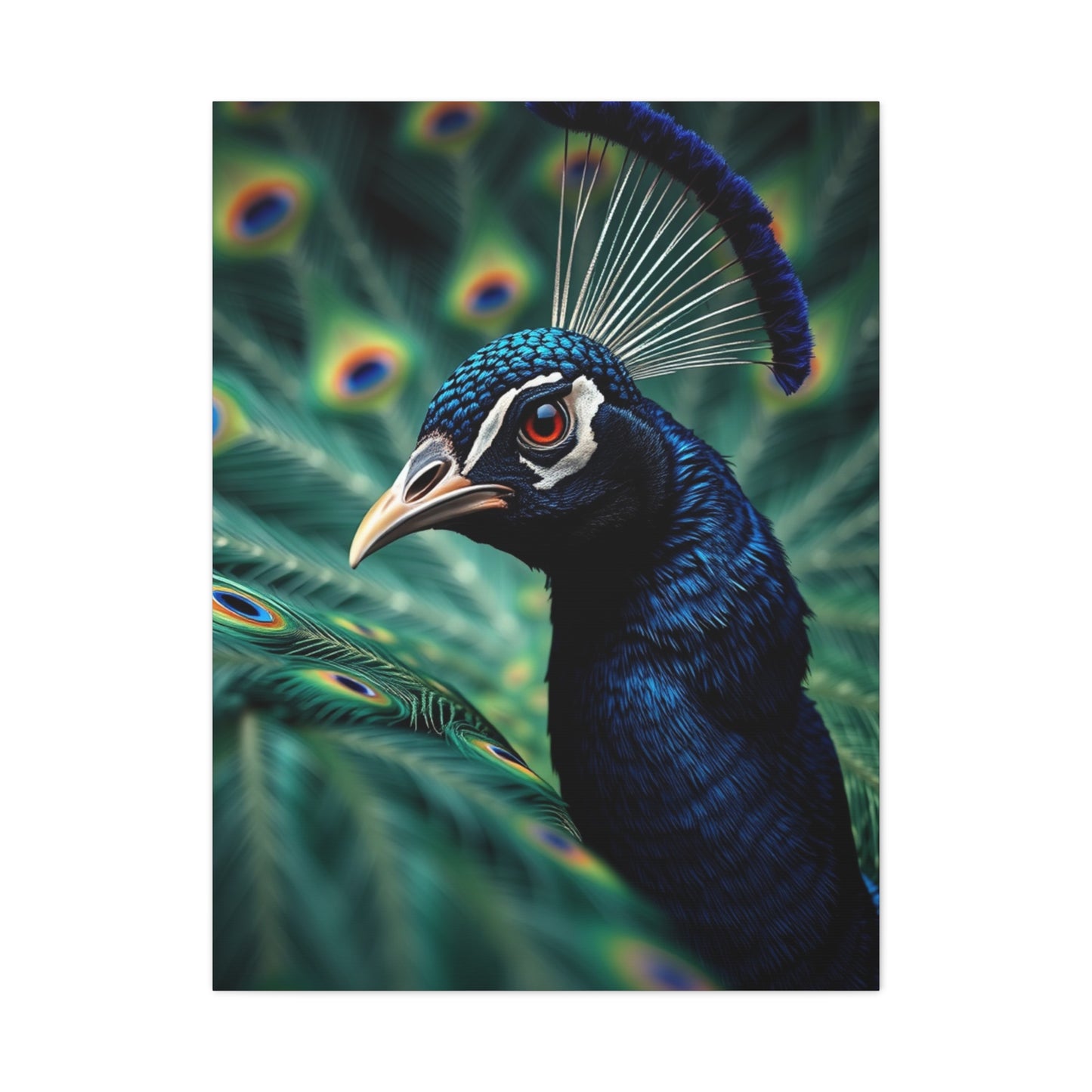 Peacock Art Refined Canvas Wall Art & Canvas Print
