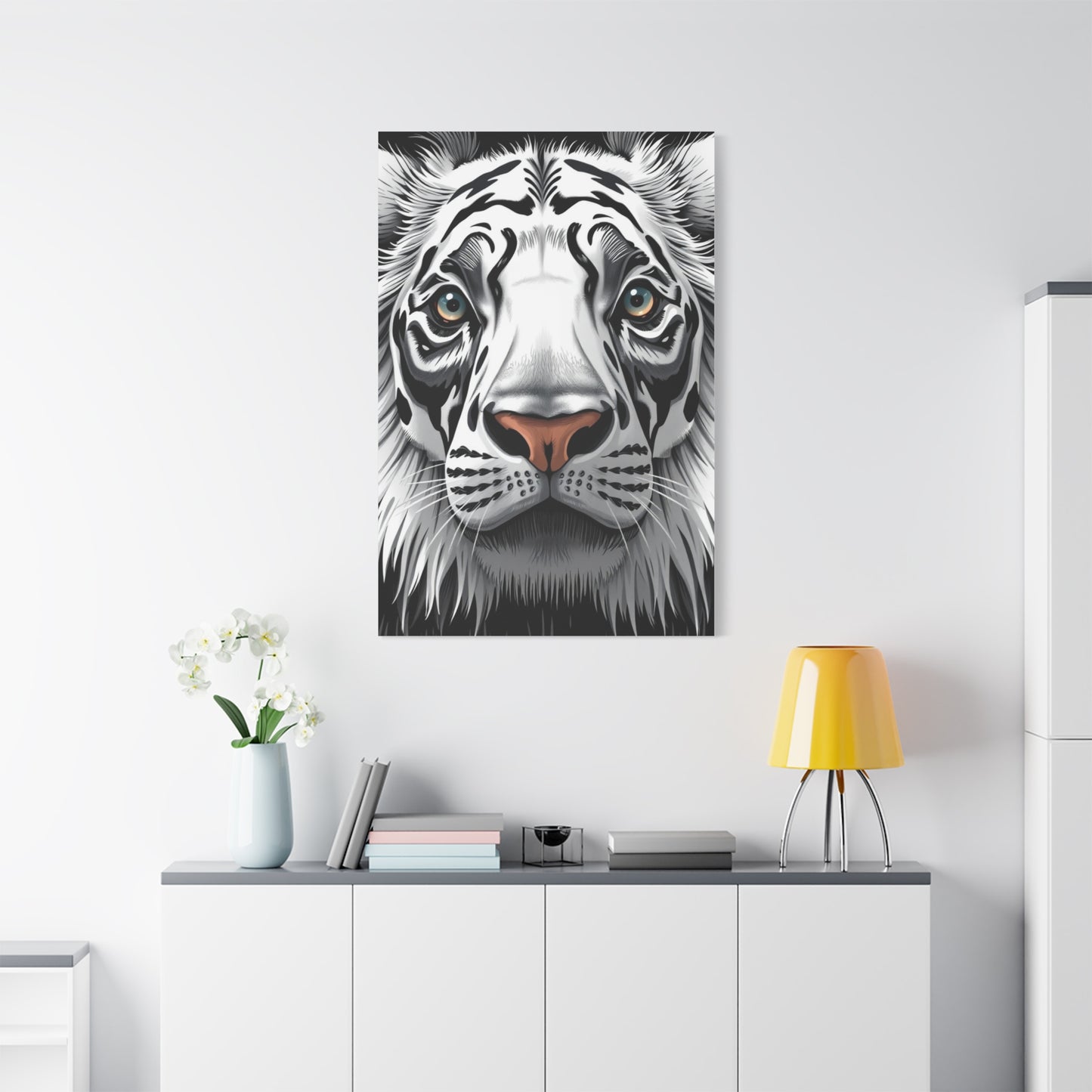 Black and White Illustrations Art Luxury Canvas Wall Art & Canvas Print