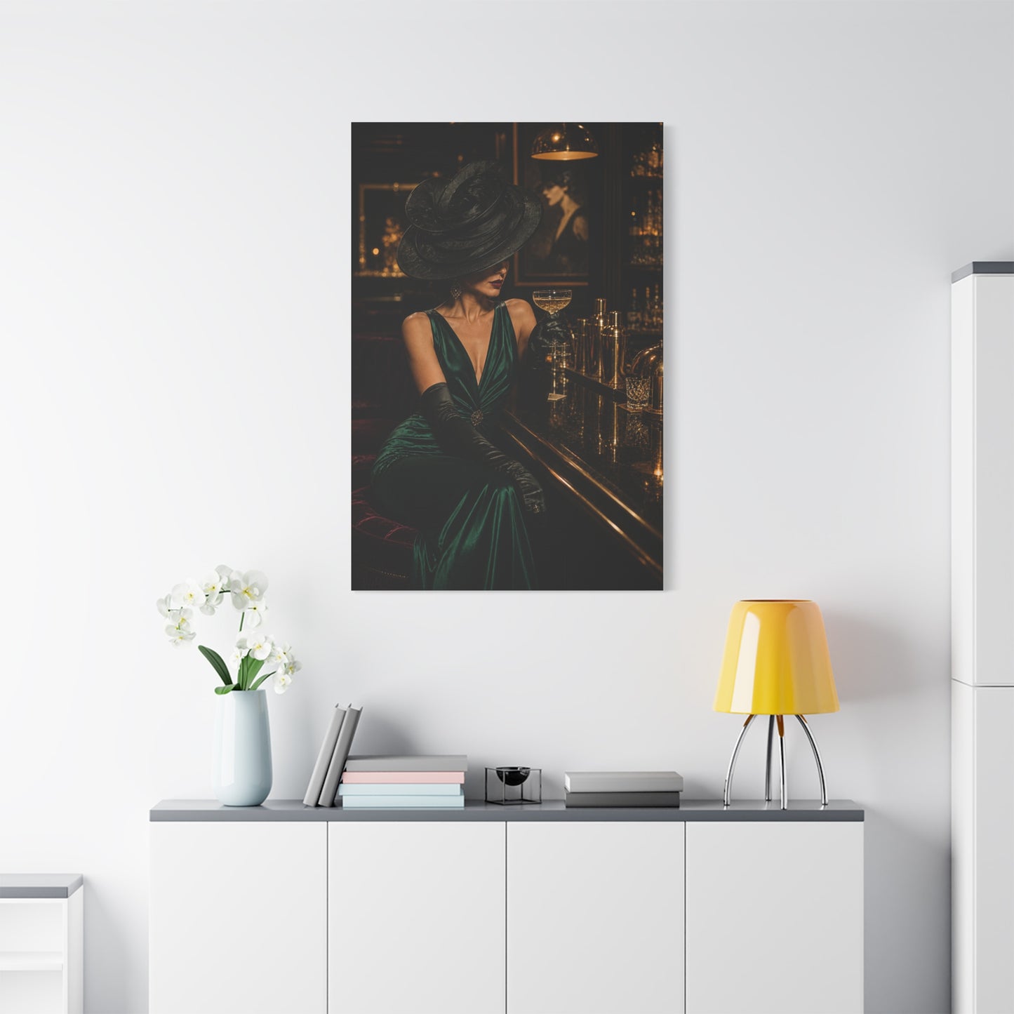 Couture Lounge Muse Portrait Wall Art & Canvas Print
