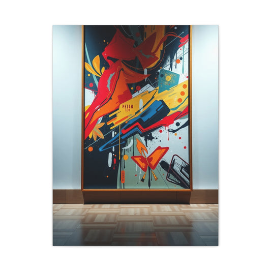 Avant-Garde Symphony Canvas Wall Art & Canvas Print