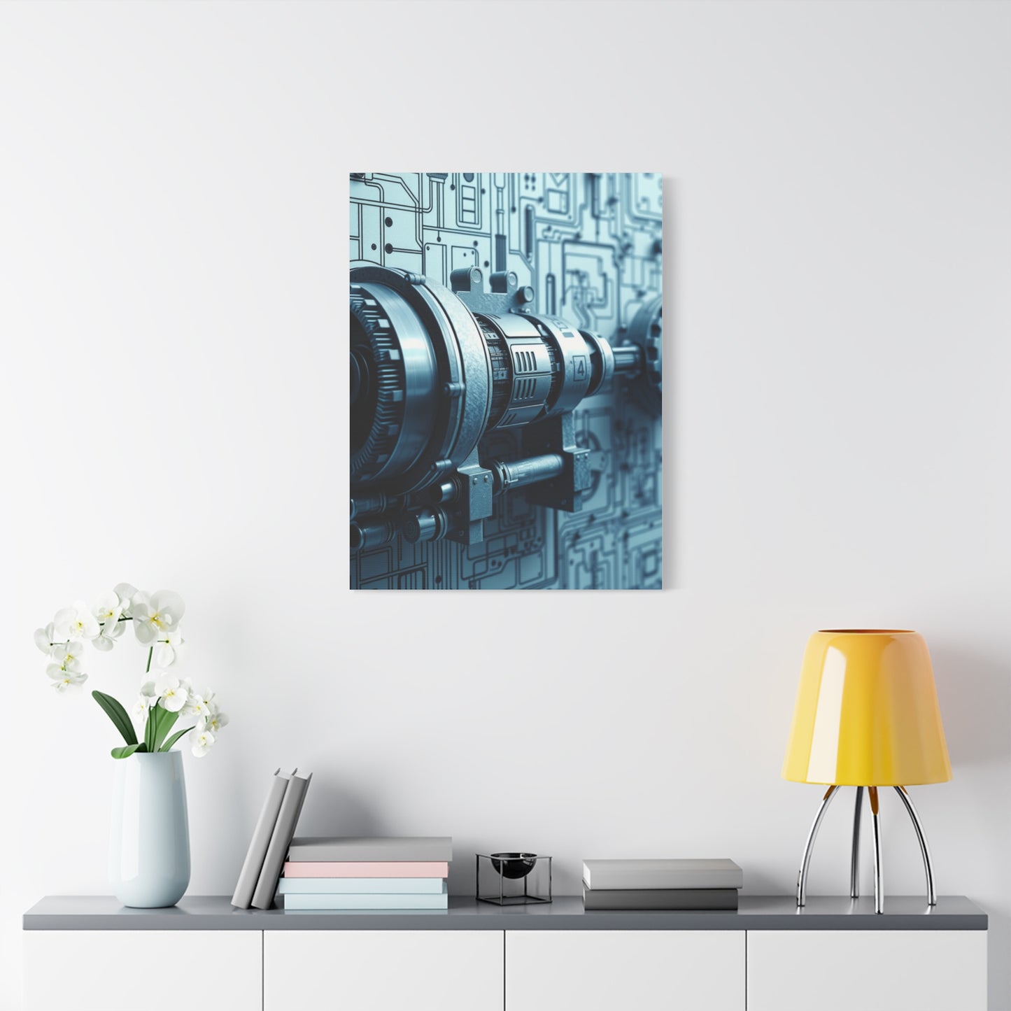 Engineering & Machinery Blueprints Art Supreme Gallery Wall Art & Canvas Print