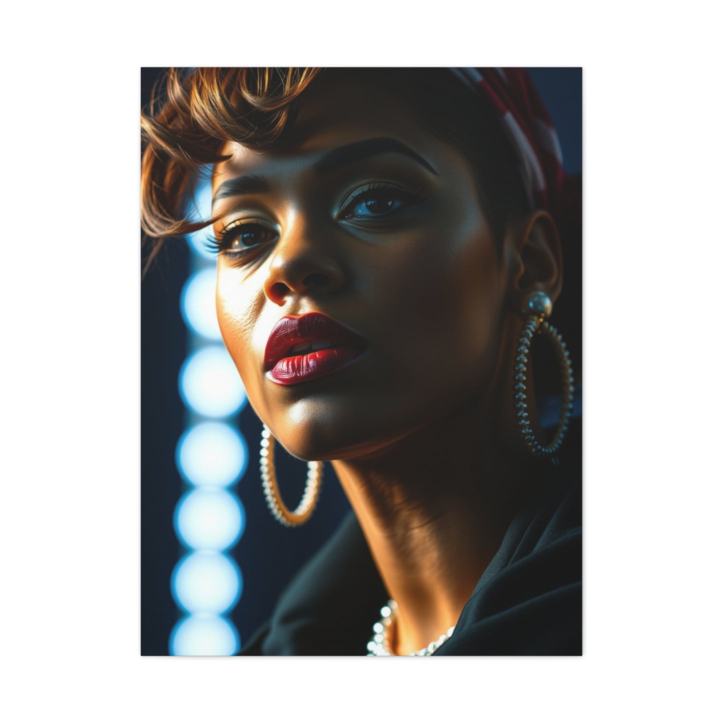 Rihannas Radiant Muse on Canvas Wall Art & Canvas Print