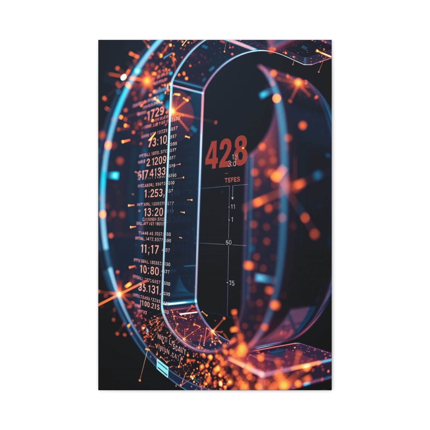 Numbers Art Luxury Canvas Wall Art & Canvas Print